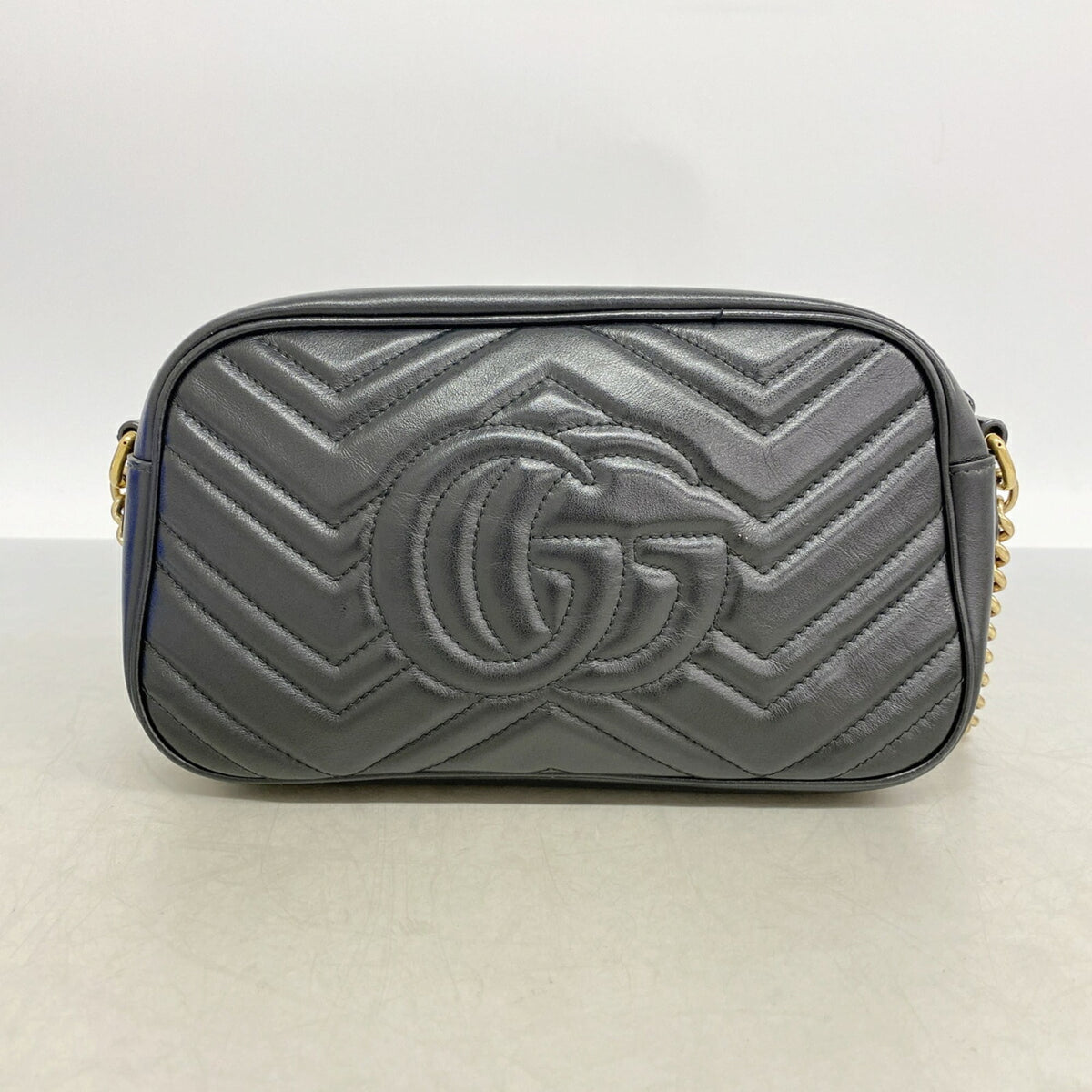 Gucci Black Leather Shoulder Bag (Pre-Owned)