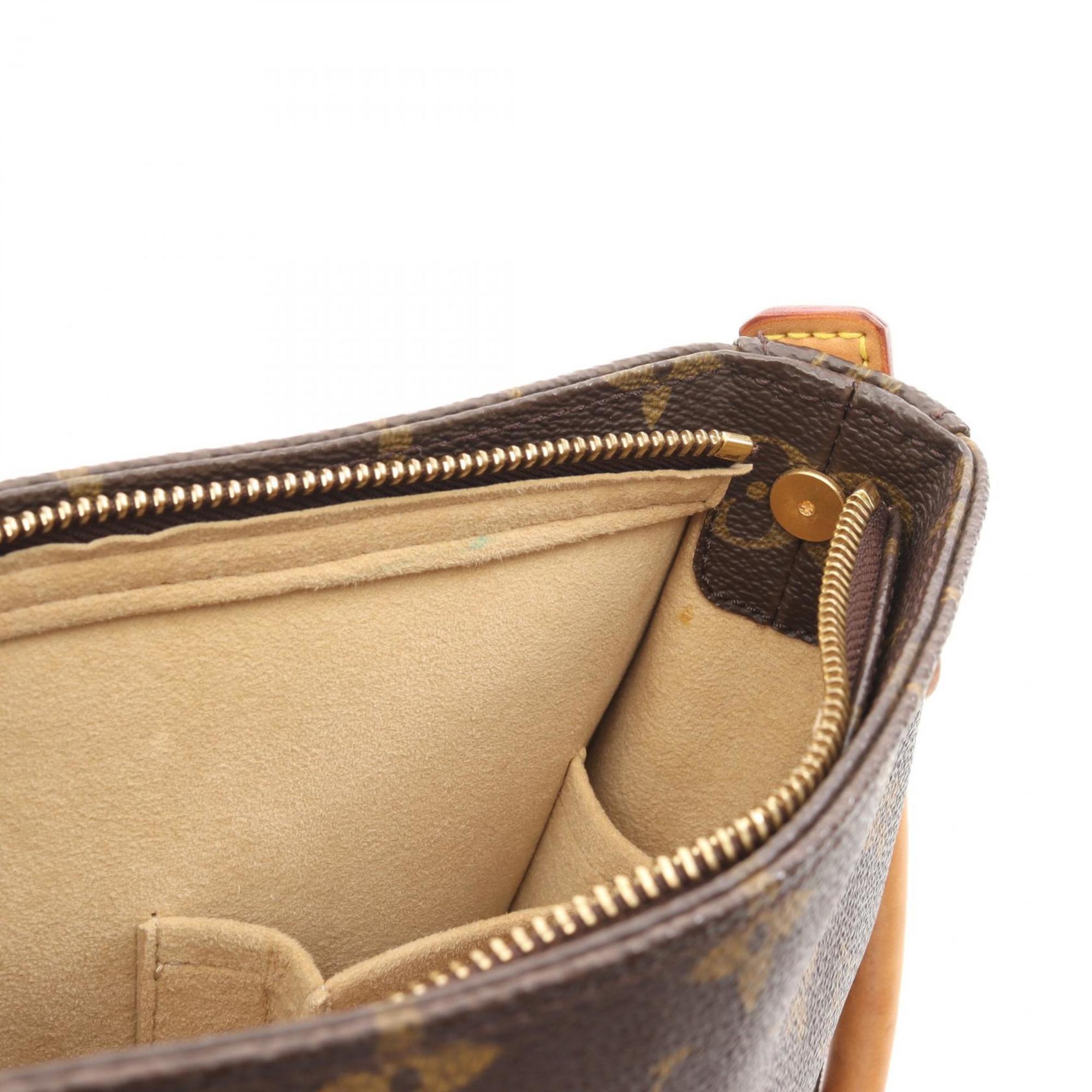 Louis Vuitton Brown Monogram Coated Canvas Pvc Leather Shoulder Bag (Pre-Owned)