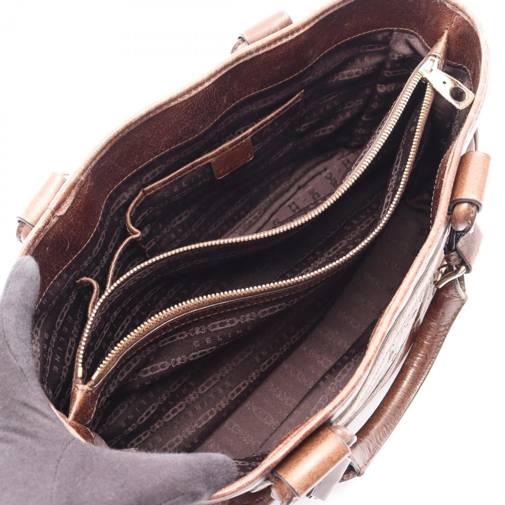 Celine Brown Leather Handbag (Pre-Owned)