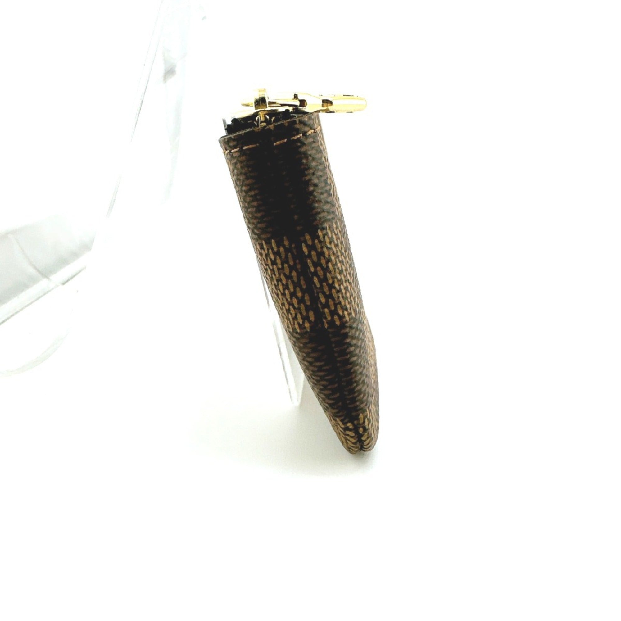 Louis Vuitton Damier Brown Damier Canvas Damier Canvas Coin Purse/Coin Case (Pre-Owned)