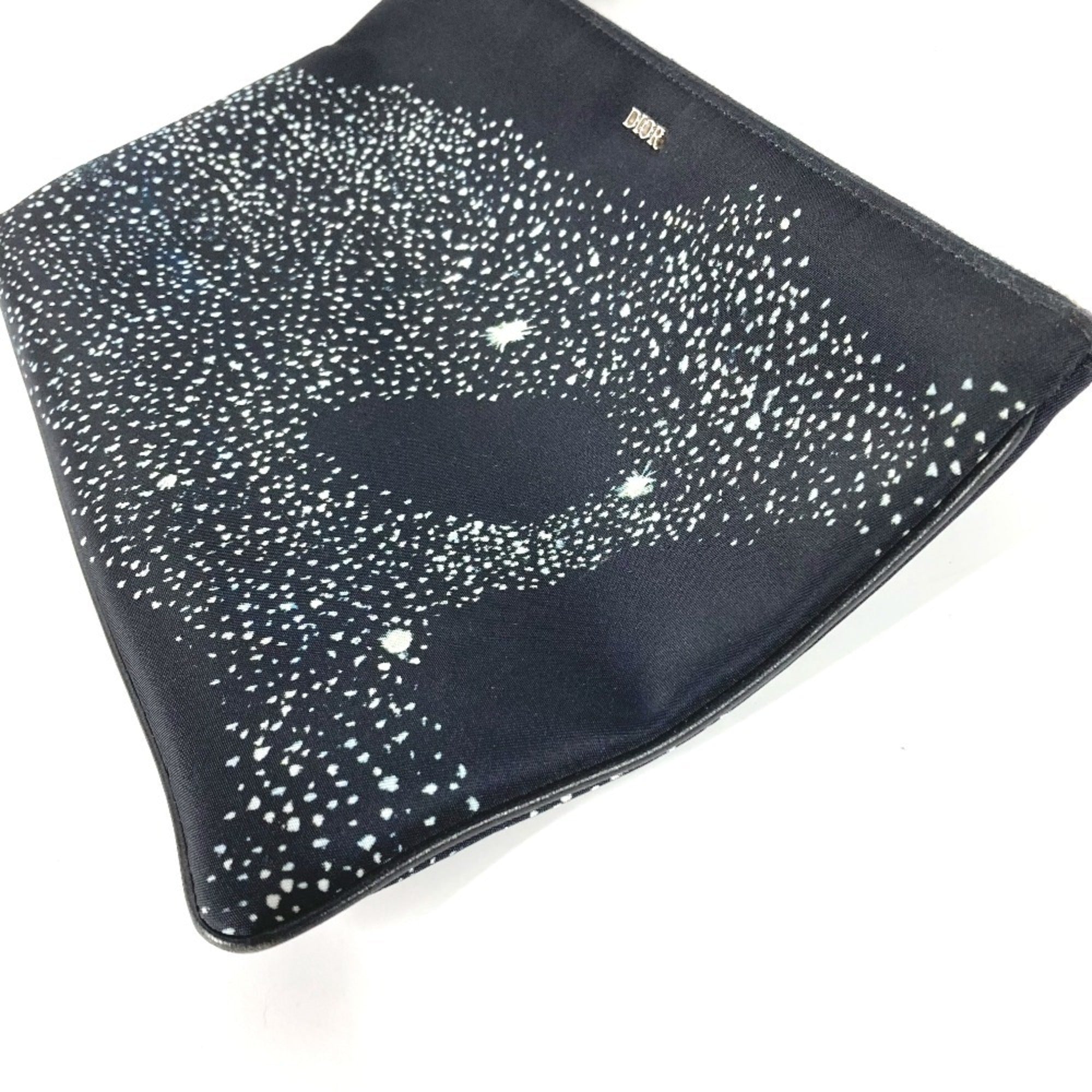 Christian Dior Black Nylon Clutch Bag Pouch (Pre-Owned)