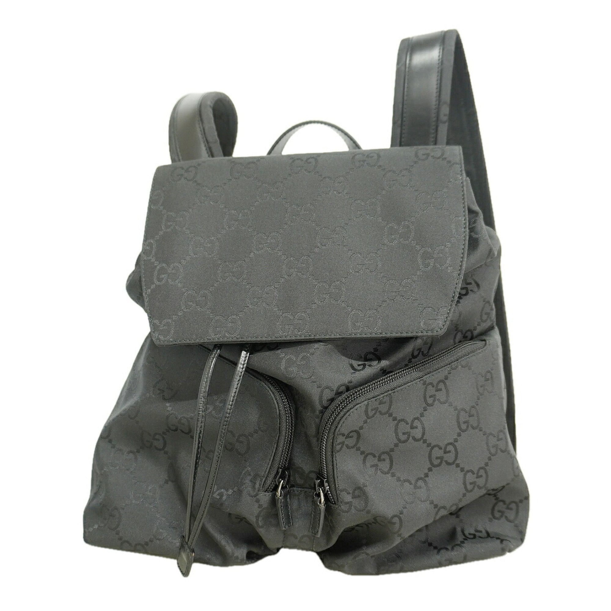 Gucci Black Nylon Backpack (Pre-Owned)