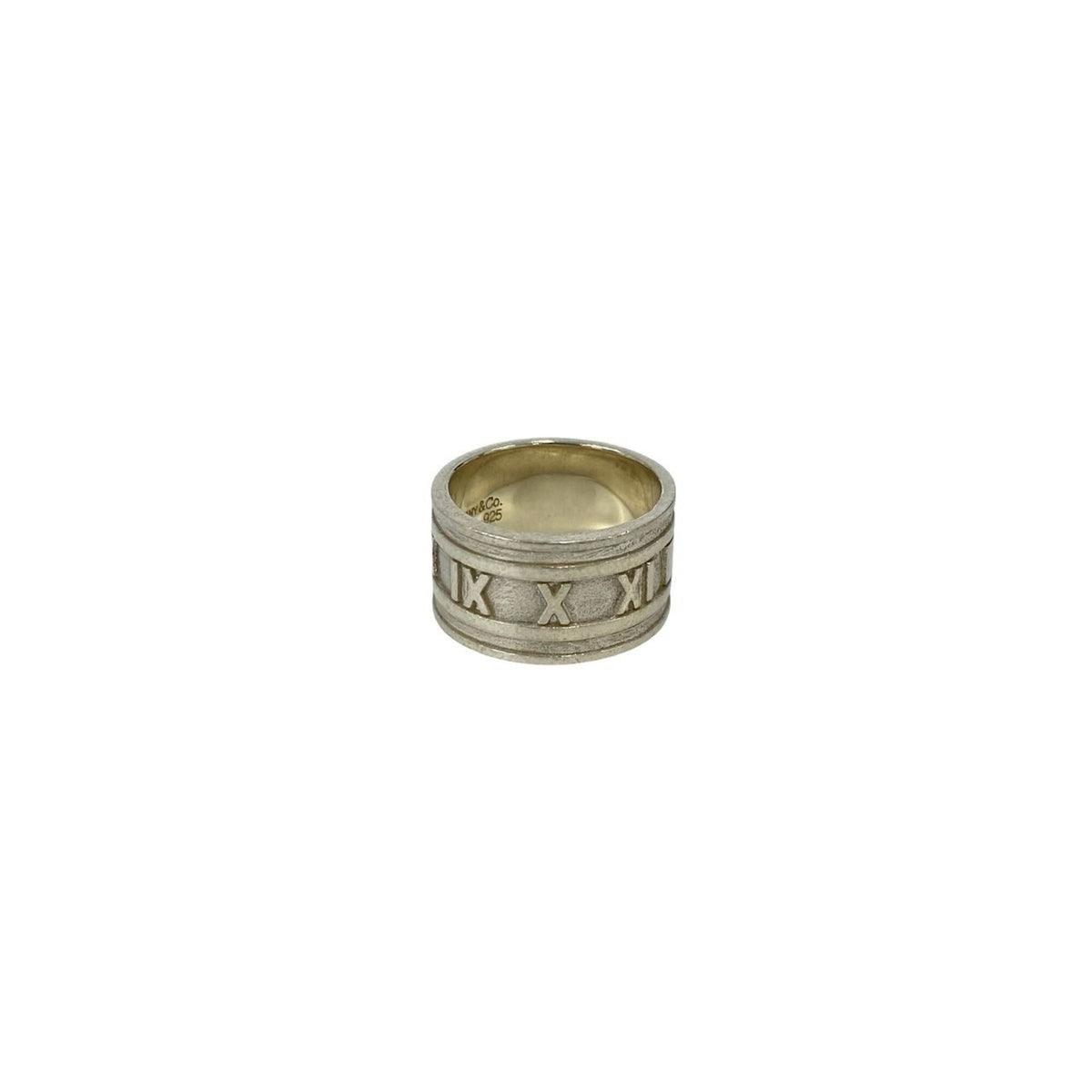 Tiffany Silver Silver 925 Band Ring (Pre-Owned)