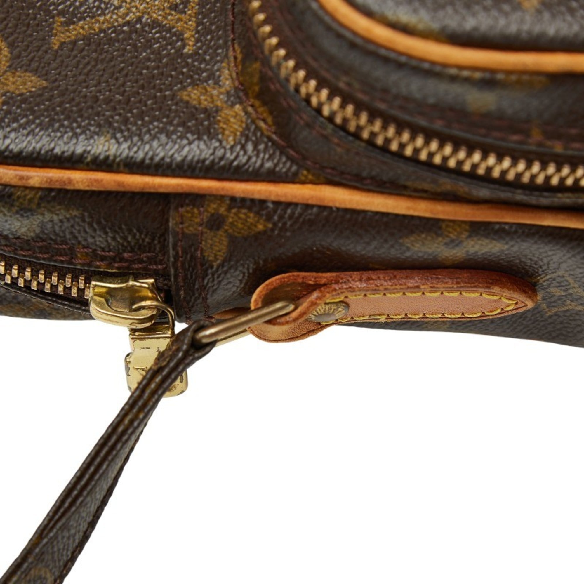 Louis Vuitton Brown Pvc Leather Shoulder Bag (Pre-Owned)