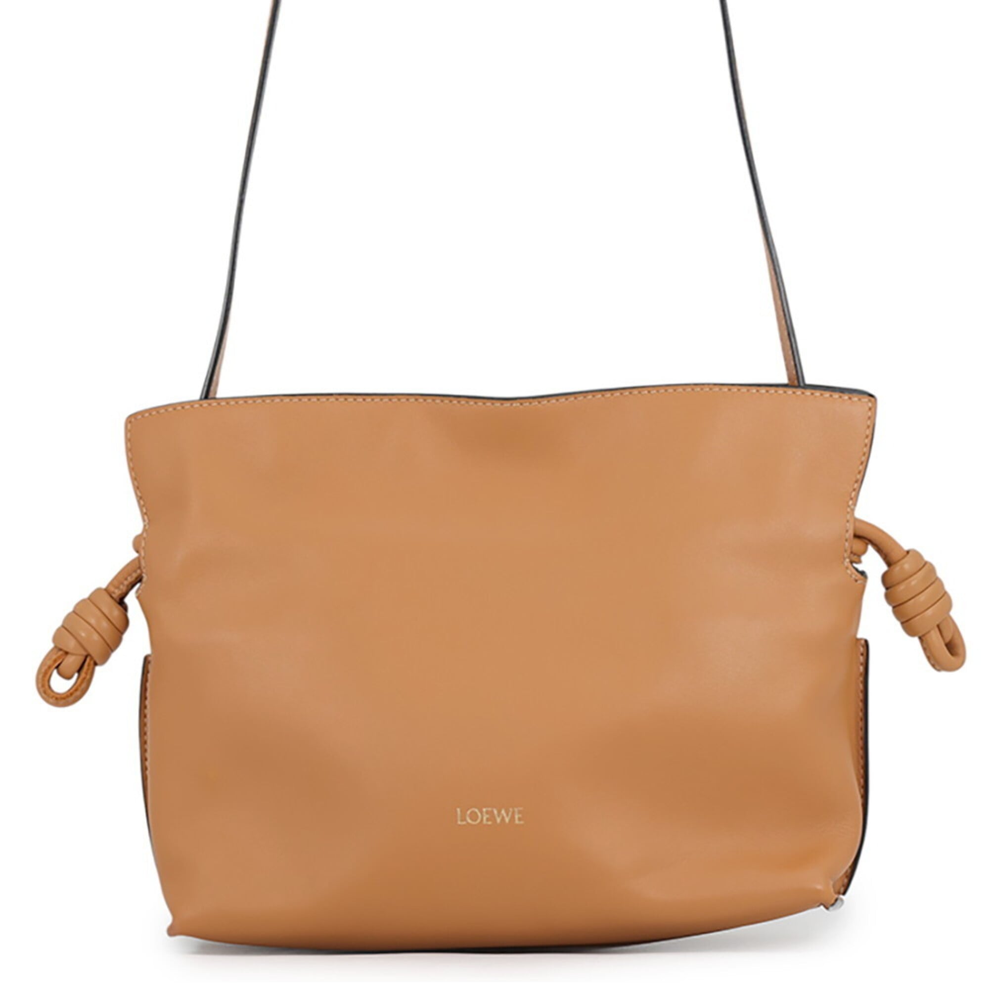 Loewe Brown Camel Leather Shoulder Bag (Pre-Owned)