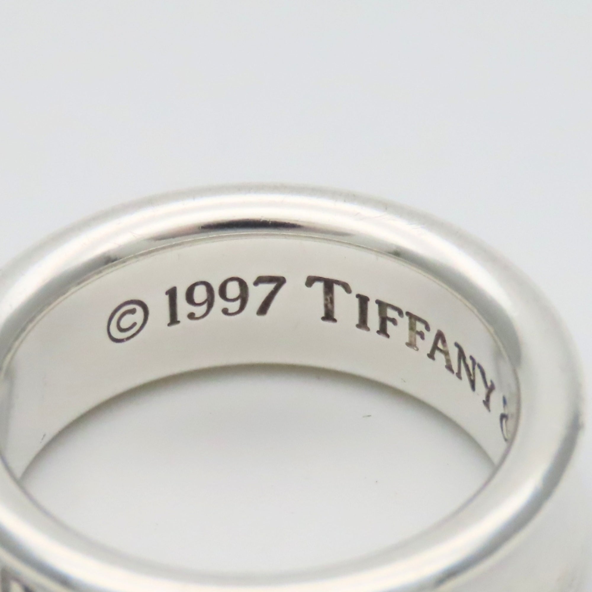Tiffany Silver Silver 925 Band Ring (Pre-Owned)