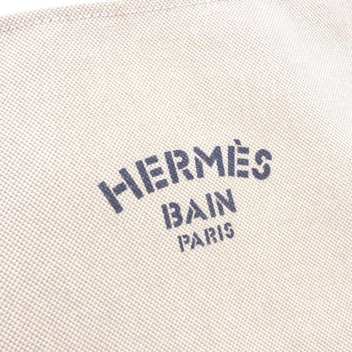 Hermes Blue Canvas Pouch (Pre-Owned)