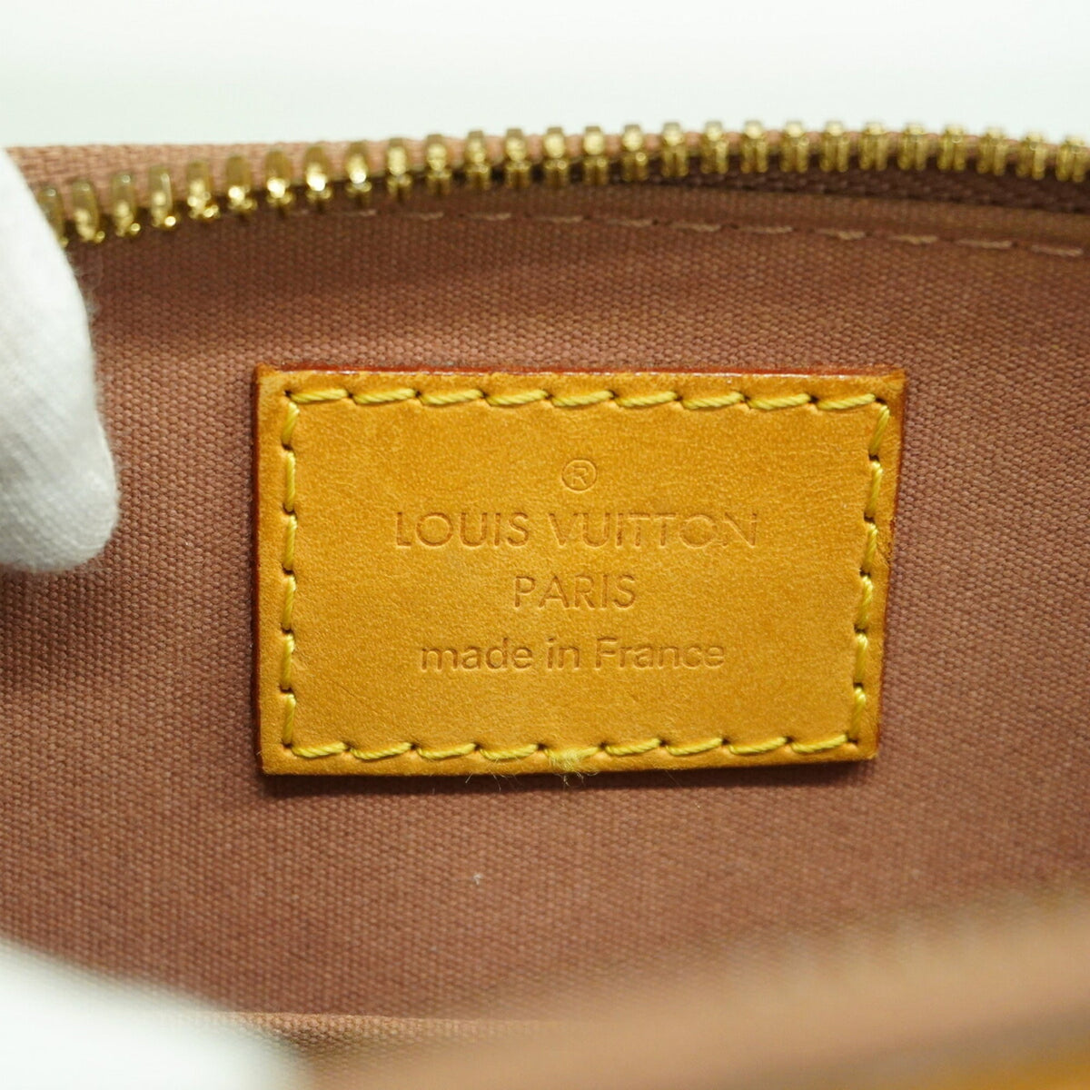 Louis Vuitton Rose Velours Handbag (Pre-Owned)