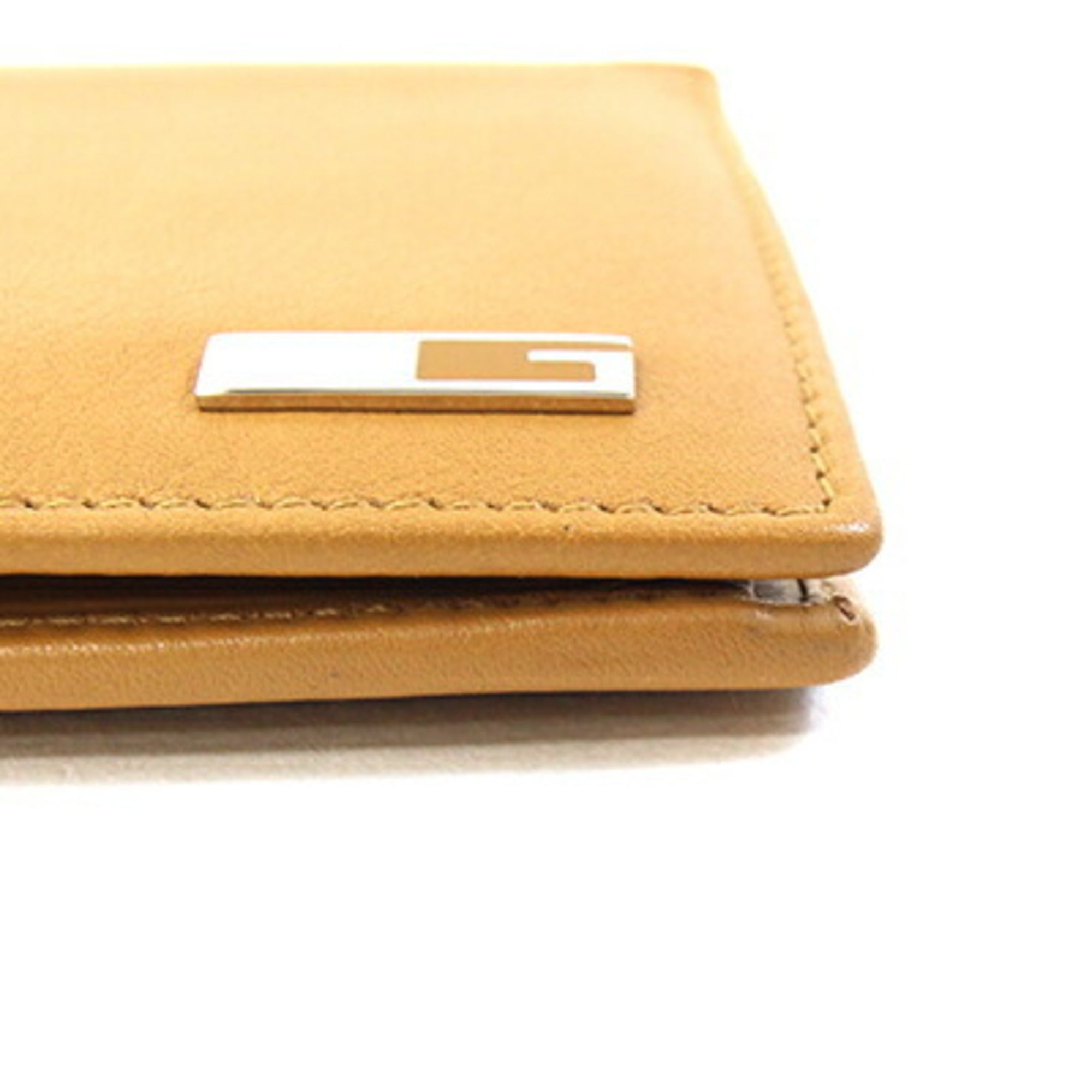Gucci Light Brown Leather Wallet (Bi-Fold) (Pre-Owned)