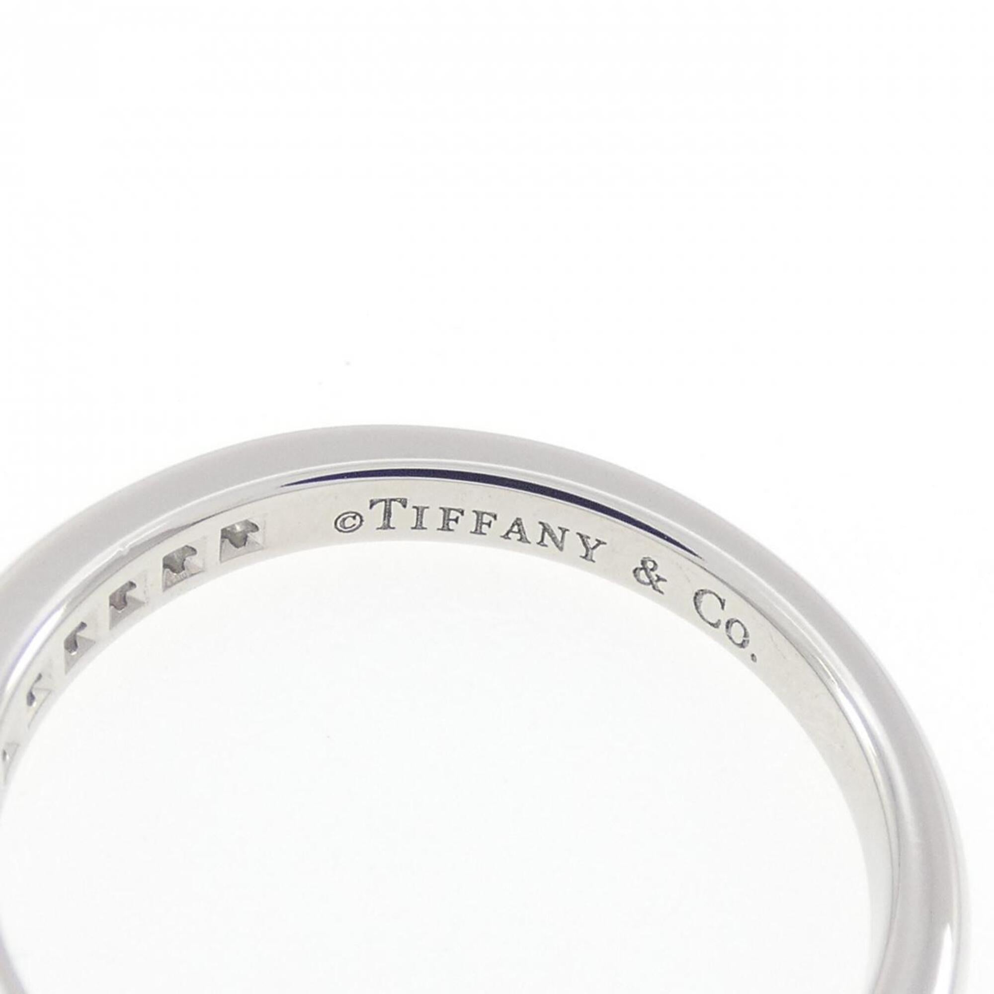 Tiffany Platinum Platinum 950 Band Ring (Pre-Owned)