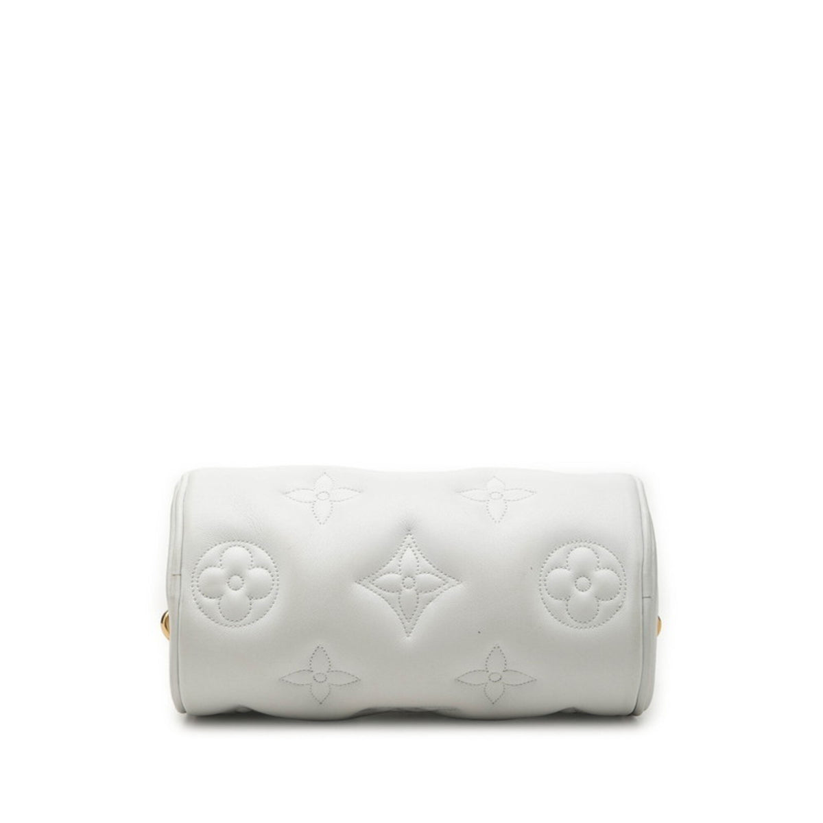 Louis Vuitton White Leather Handbag Shoulder Bag (Pre-Owned)