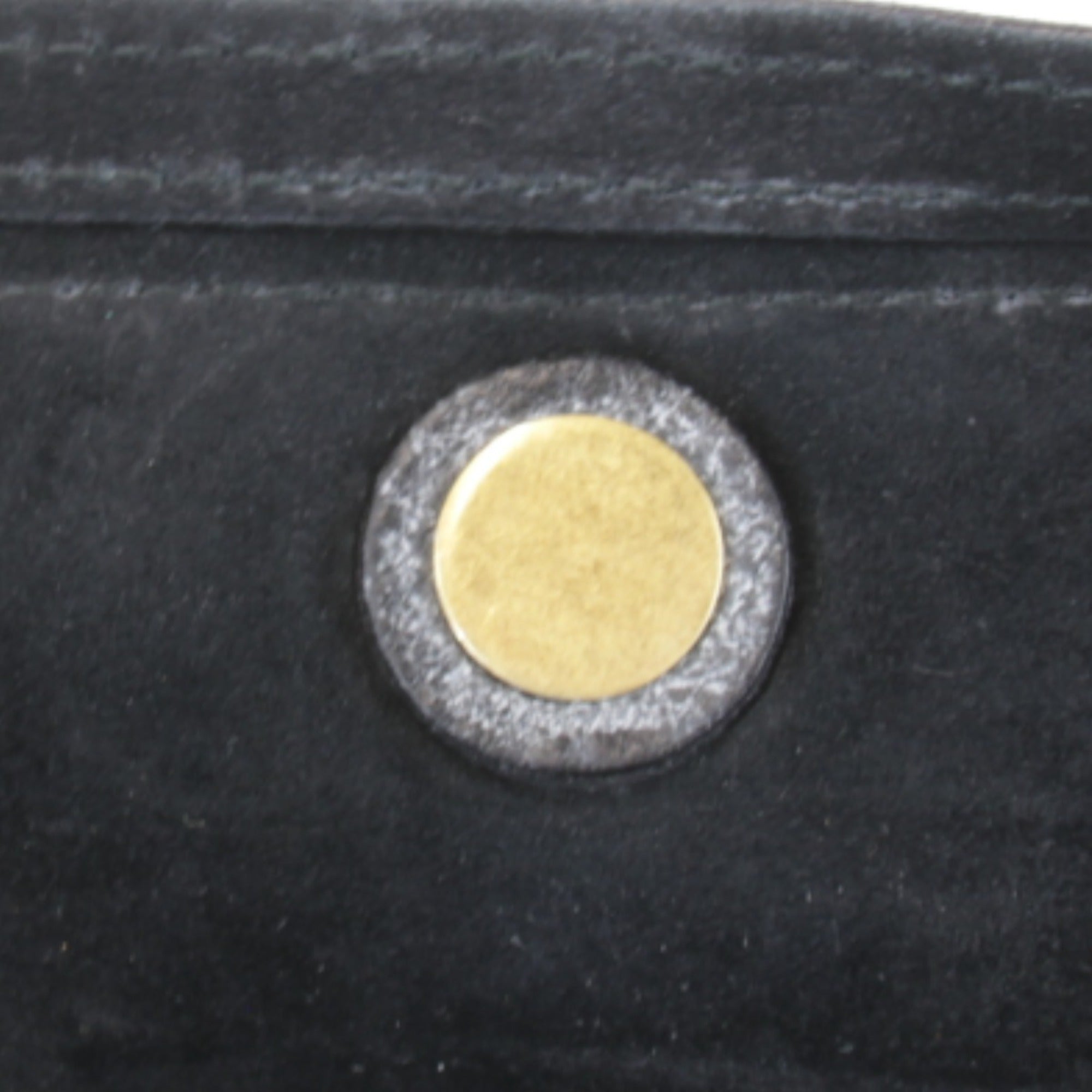 Yves Saint Laurent Black White Leather Handbag (Pre-Owned)