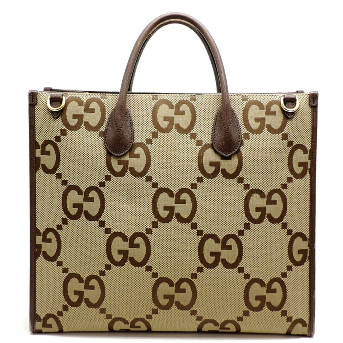 Gucci Beige Leather Tote Bag (Pre-Owned)