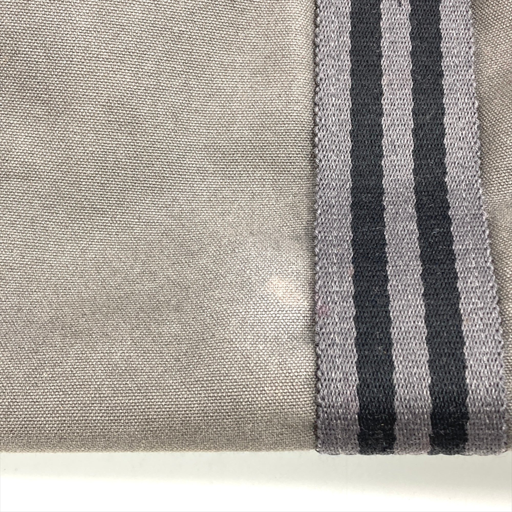 Hermes Gray Cotton Tote Bag (Pre-Owned)