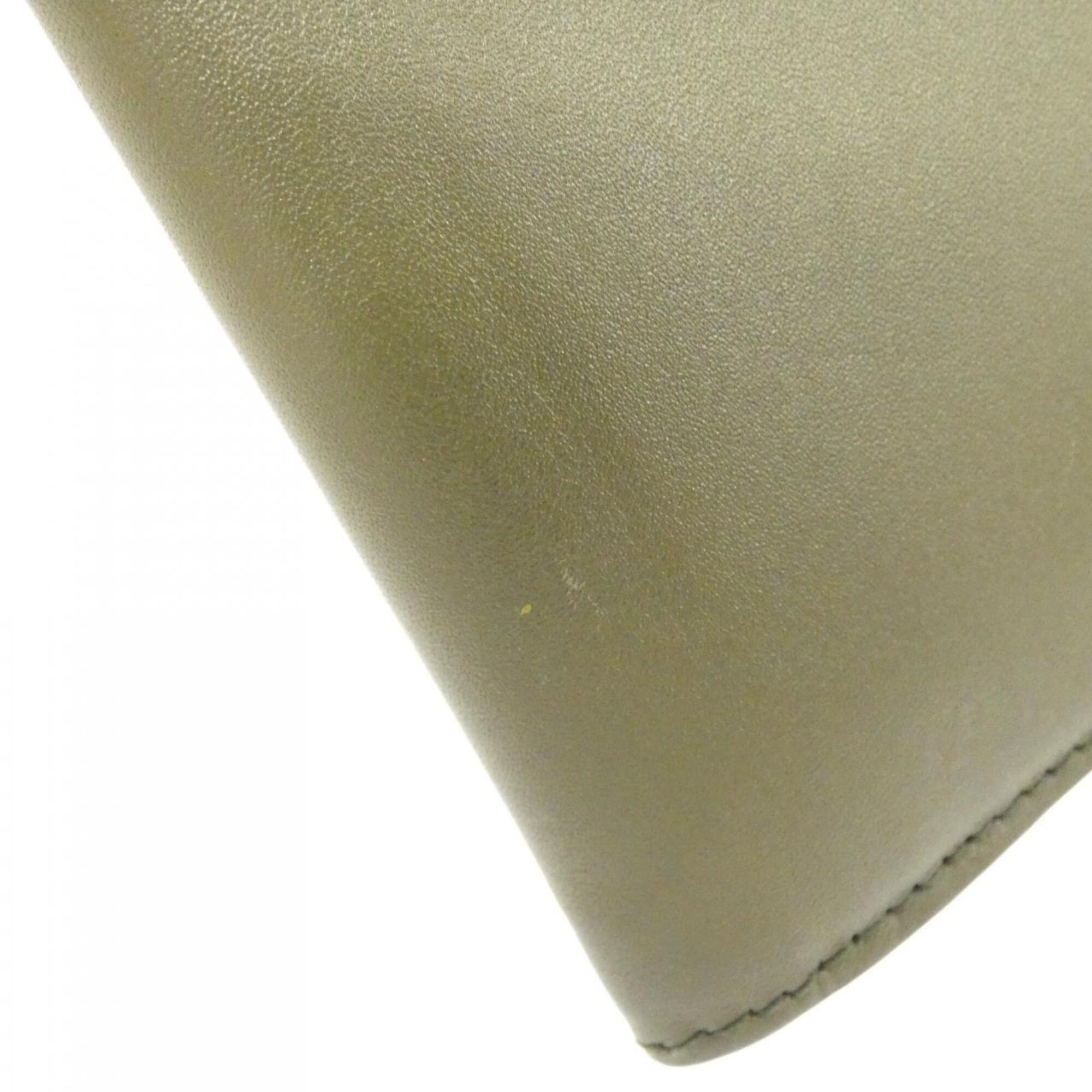 Gucci Green Leather Gg Supreme (Pre-Owned)