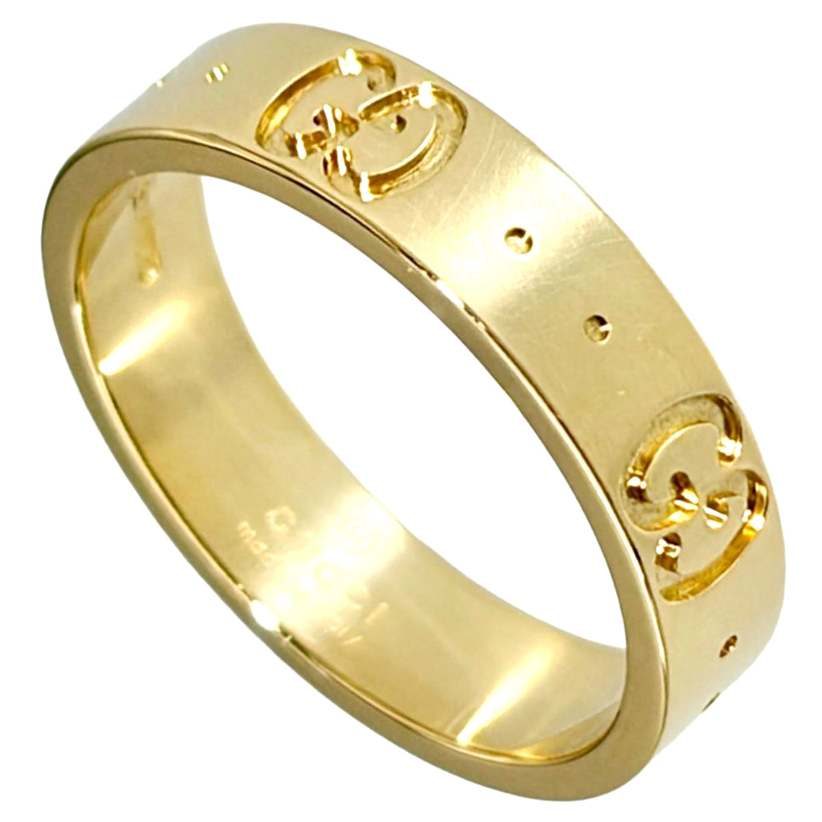 Gucci Yellow Gold Yellow Gold (18K) Band Ring (Pre-Owned)