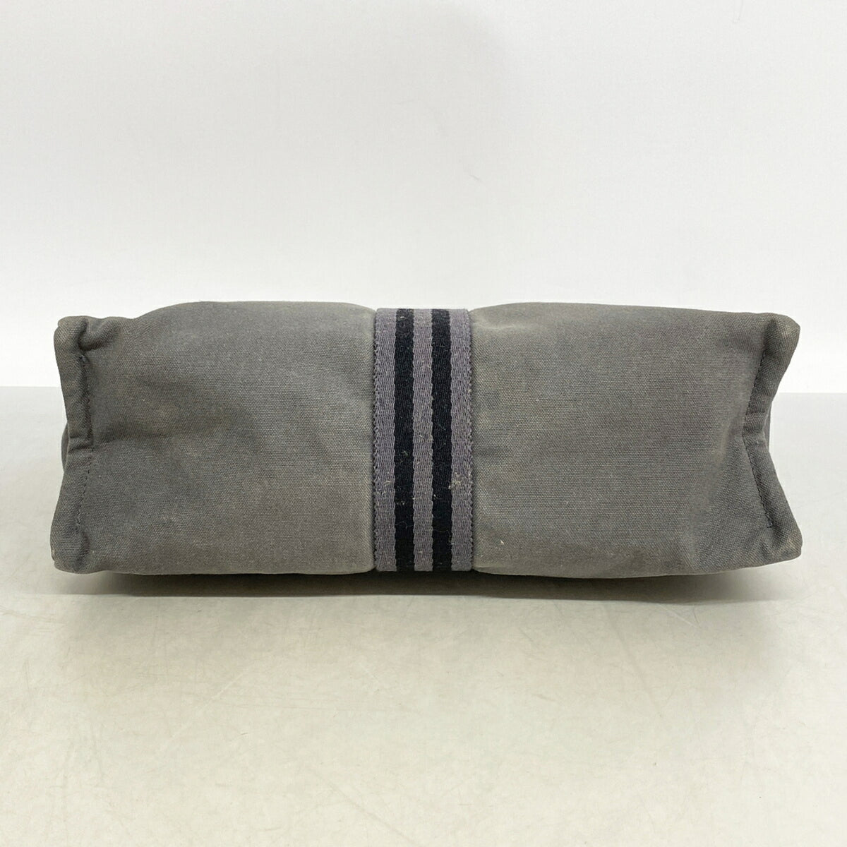 Hermes Gray Canvas Pouch (Pre-Owned)