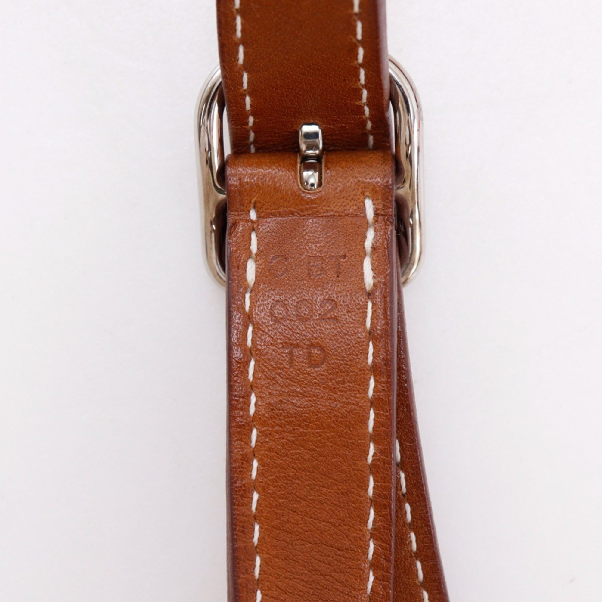 Hermes Orange Silk Shoulder Bag (Pre-Owned)