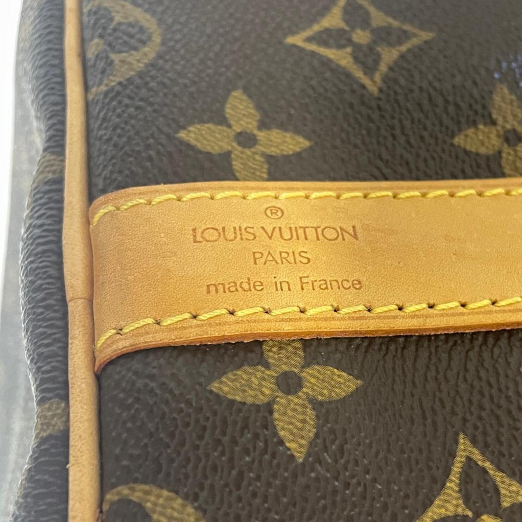 Louis Vuitton Brown Monogram Leather Boston Bag (Pre-Owned)