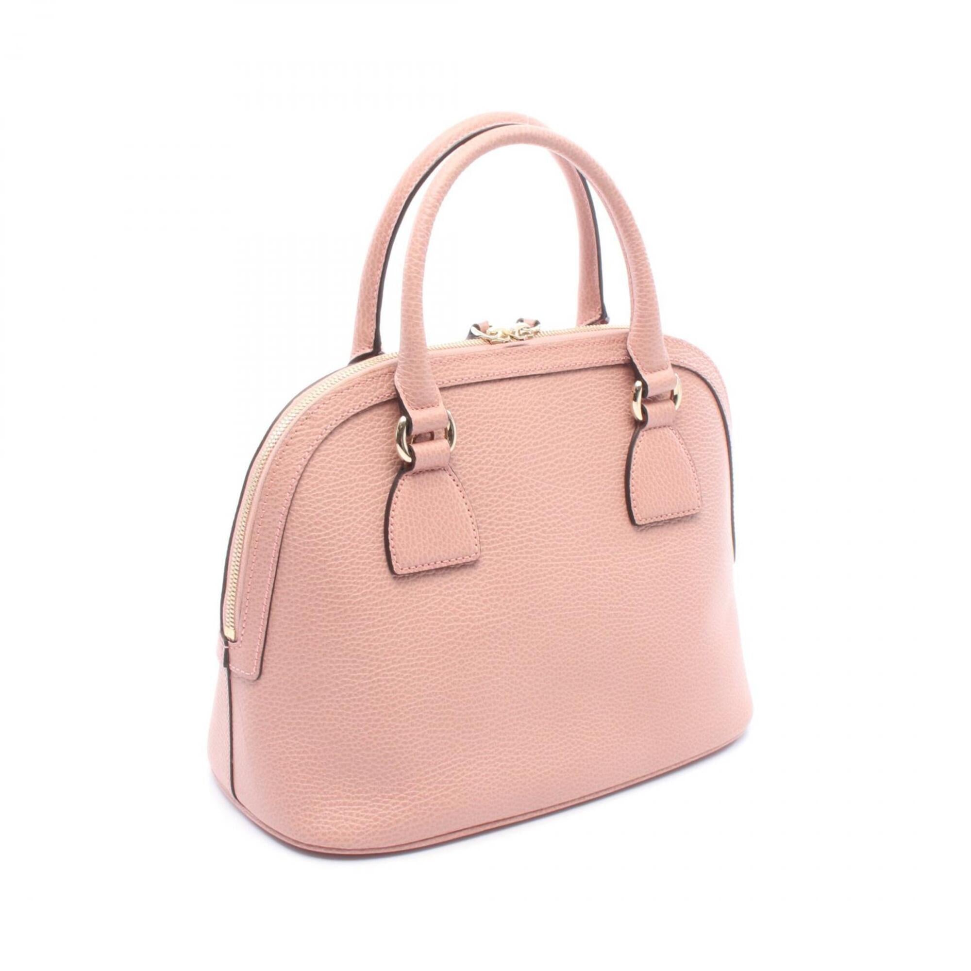 Gucci Pink Leather Handbag (Pre-Owned)