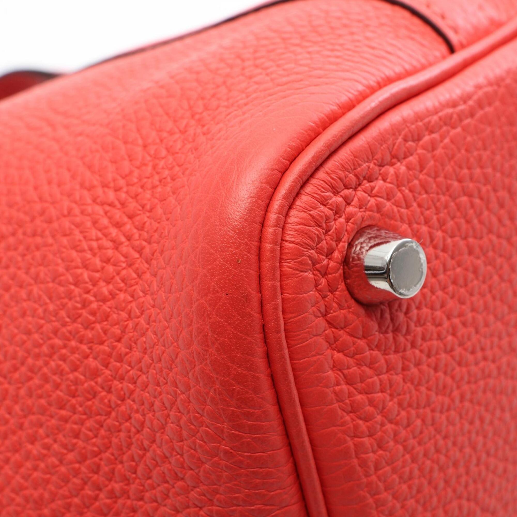 Hermes Pink Rose Jaipur Taurillon Clemence Leather Handbag (Pre-Owned)
