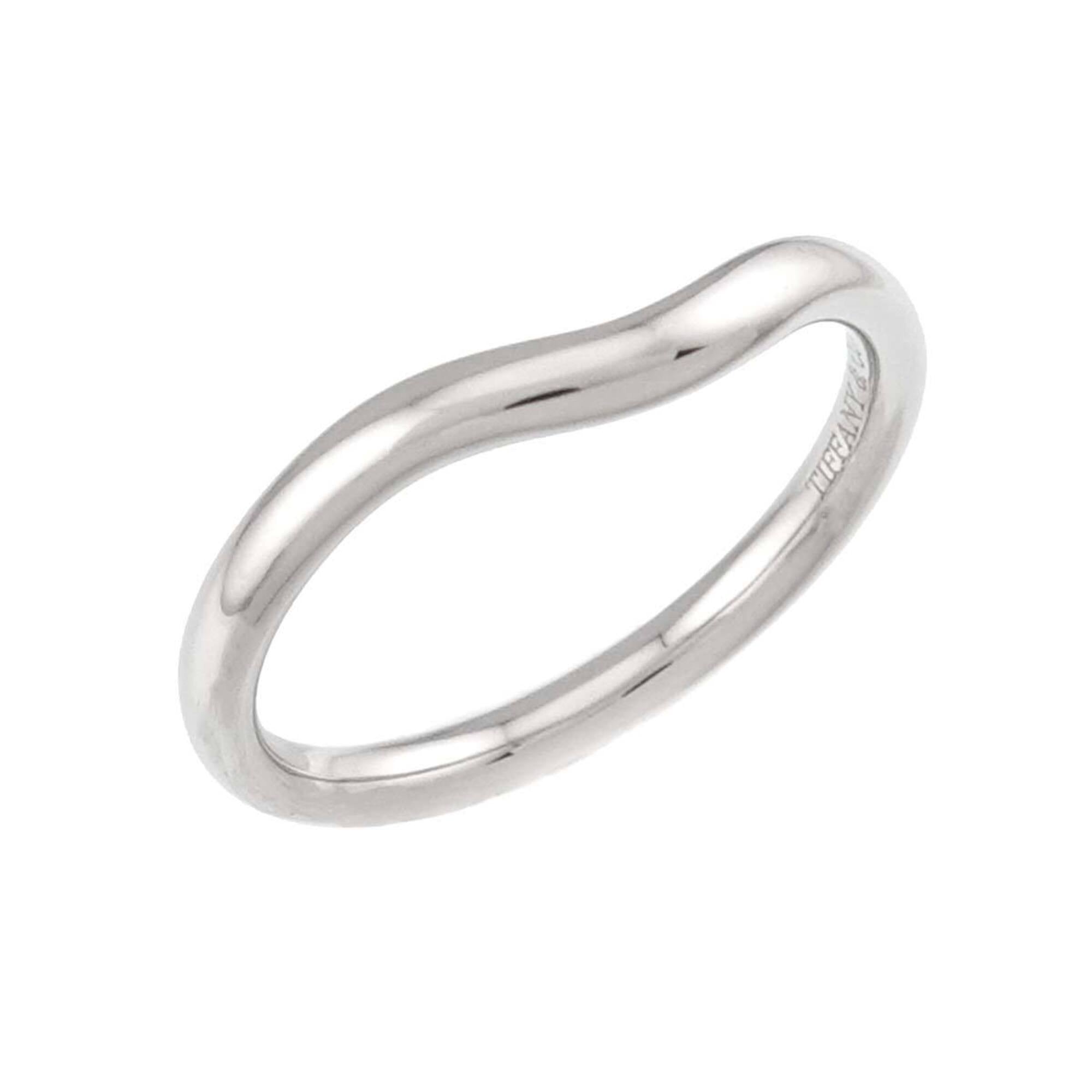Tiffany Platinum Platinum 950 Band Ring (Pre-Owned)