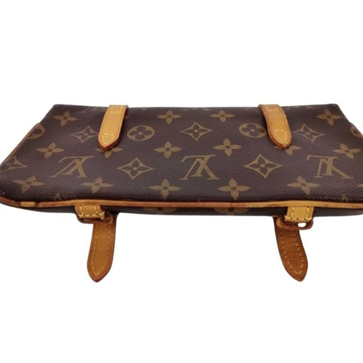 Louis Vuitton Brown Monogram Monogram Clutch Bag Fanny Pack Pochette Pouch (Pre-Owned)
