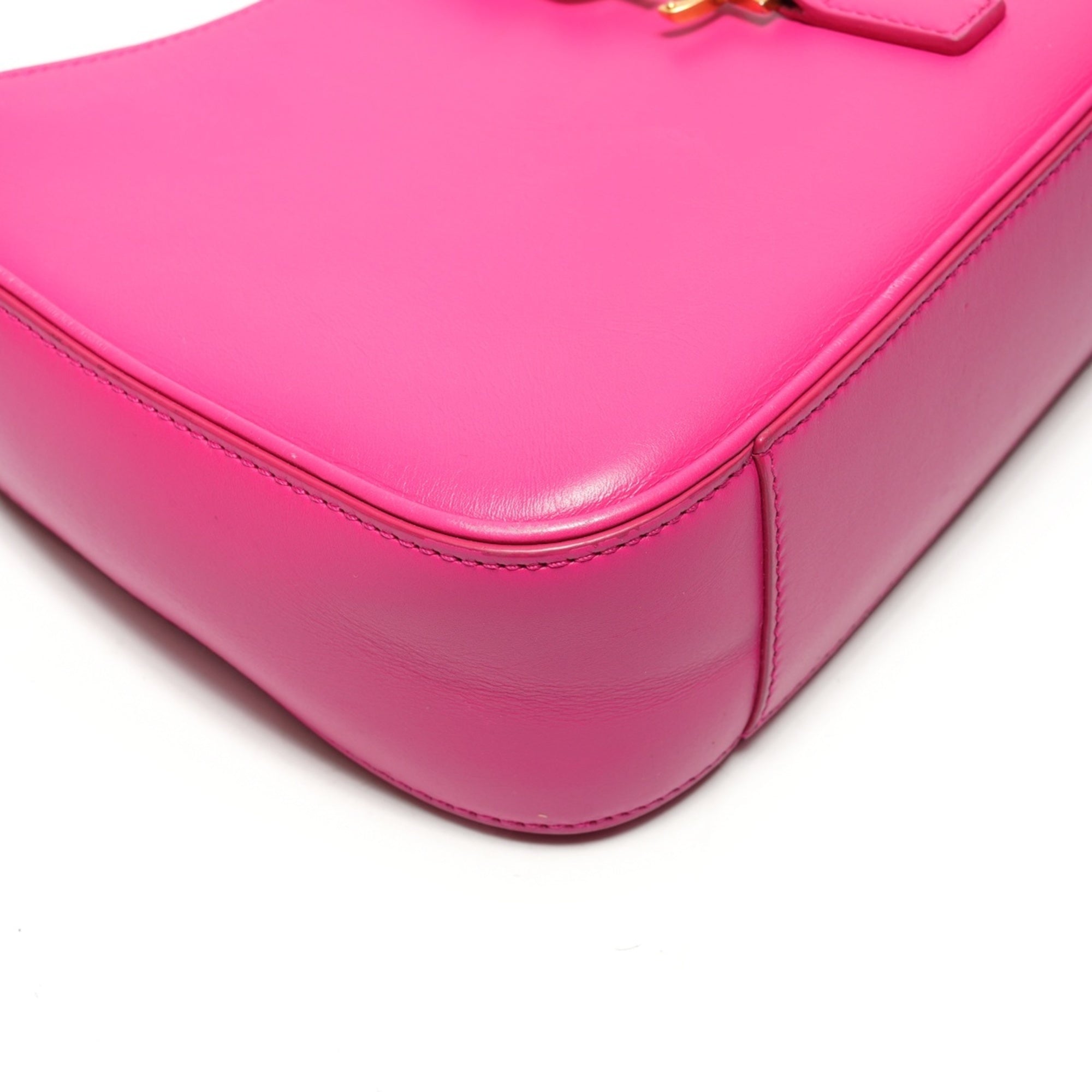 Yves Saint Laurent Pink Leather Shoulder Bag (Pre-Owned)