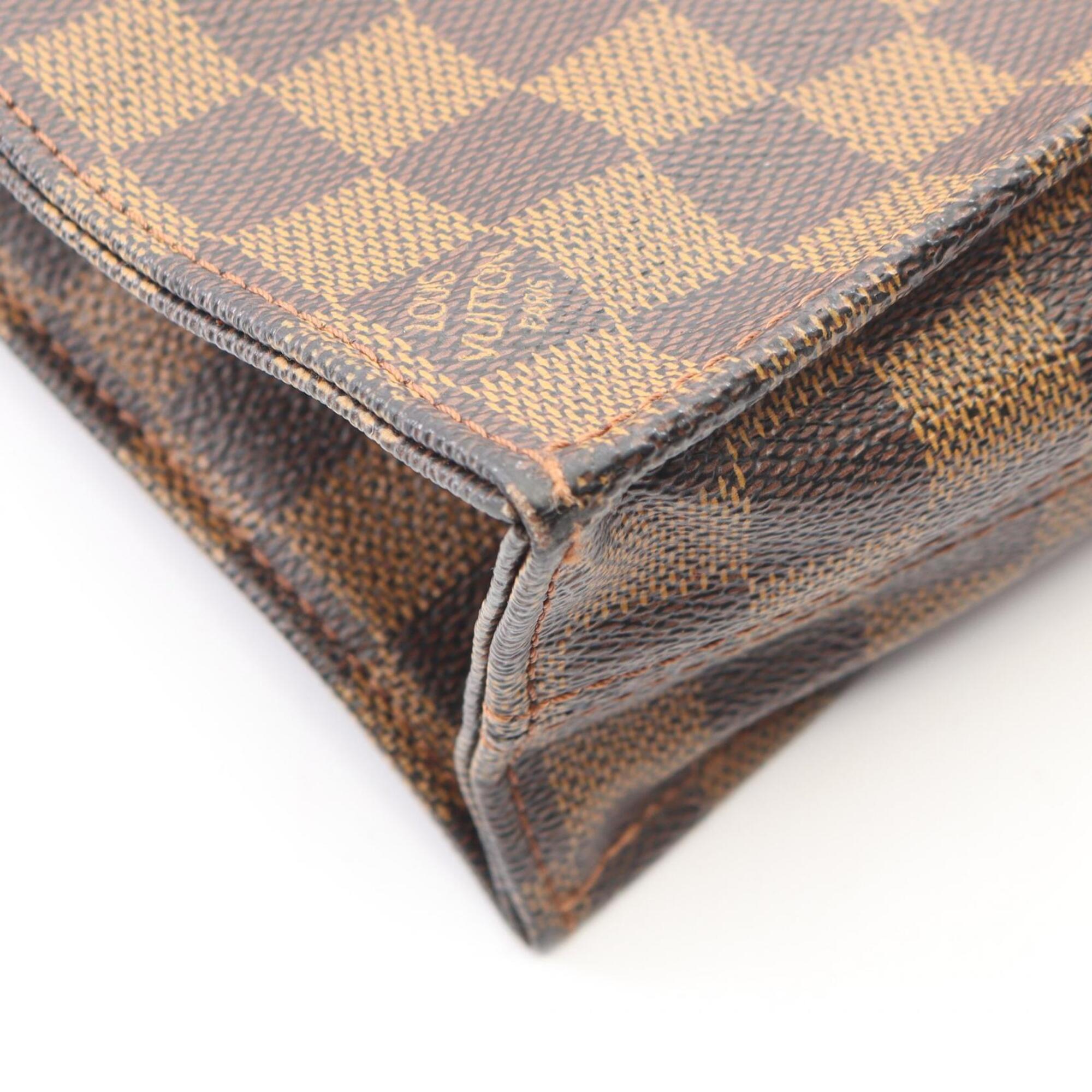 Louis Vuitton Brown Coated Canvas Pvc Leather Handbag Tote Bag (Pre-Owned)