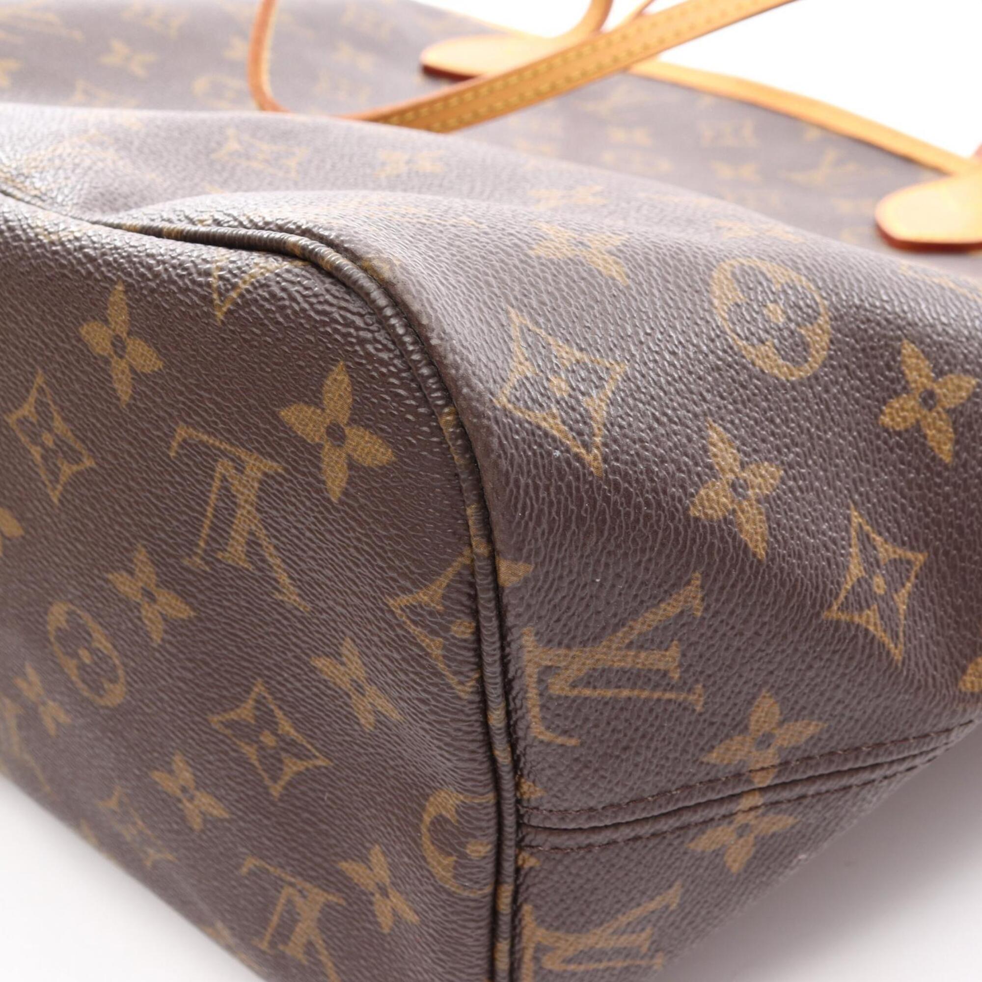 Louis Vuitton Brown Pvc Leather Handbag Tote Bag (Pre-Owned)