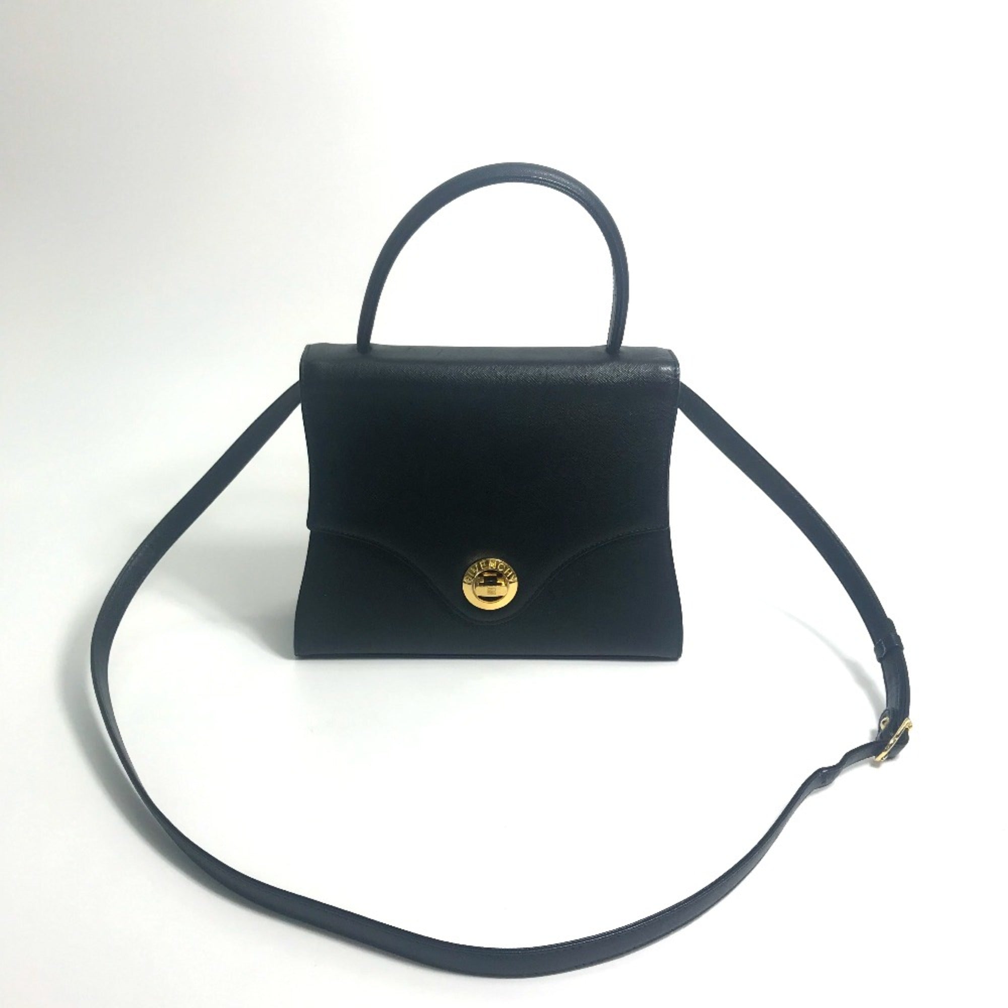 Givenchy Black Leather Handbag (Pre-Owned)