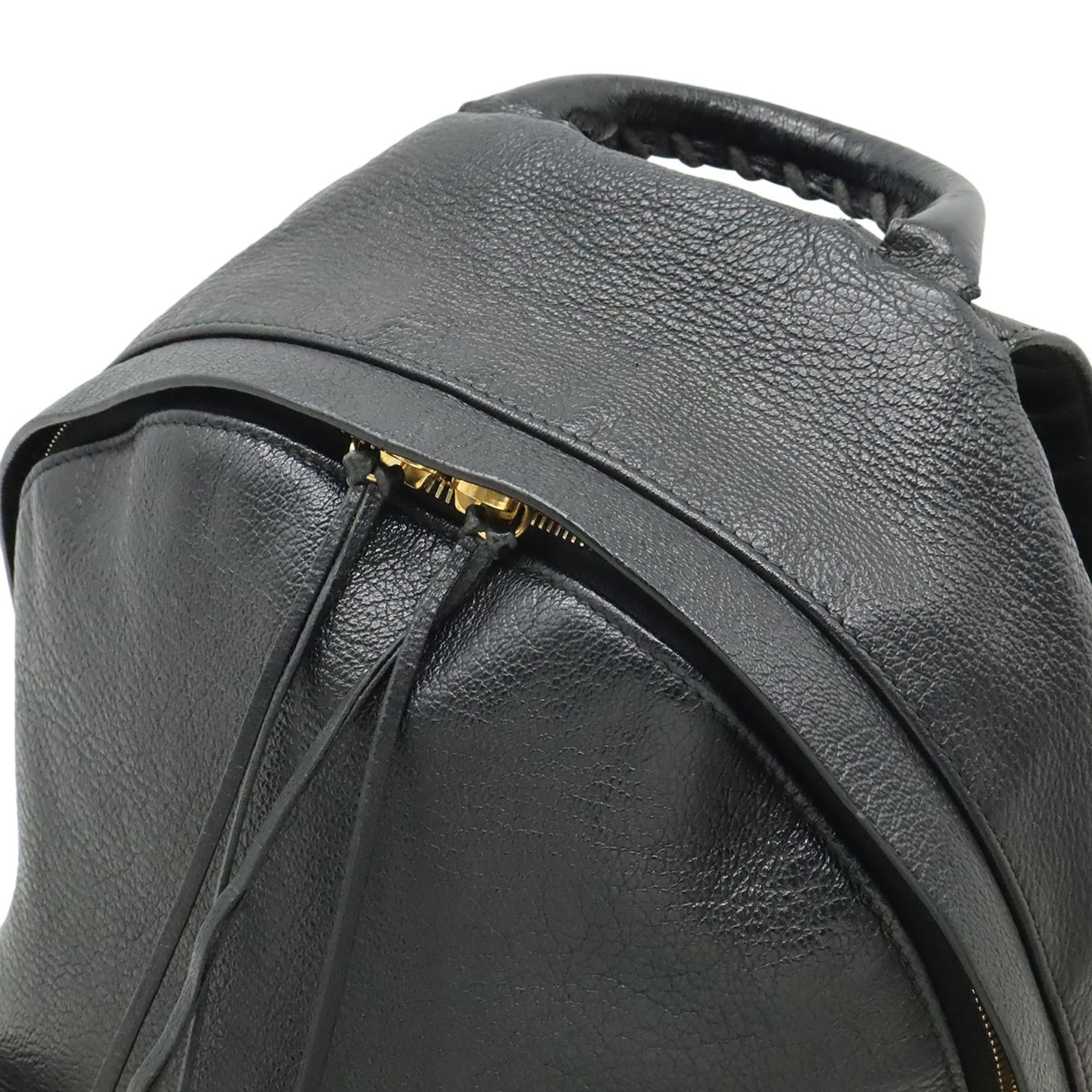 Balenciaga Black Leather Backpack (Pre-Owned)