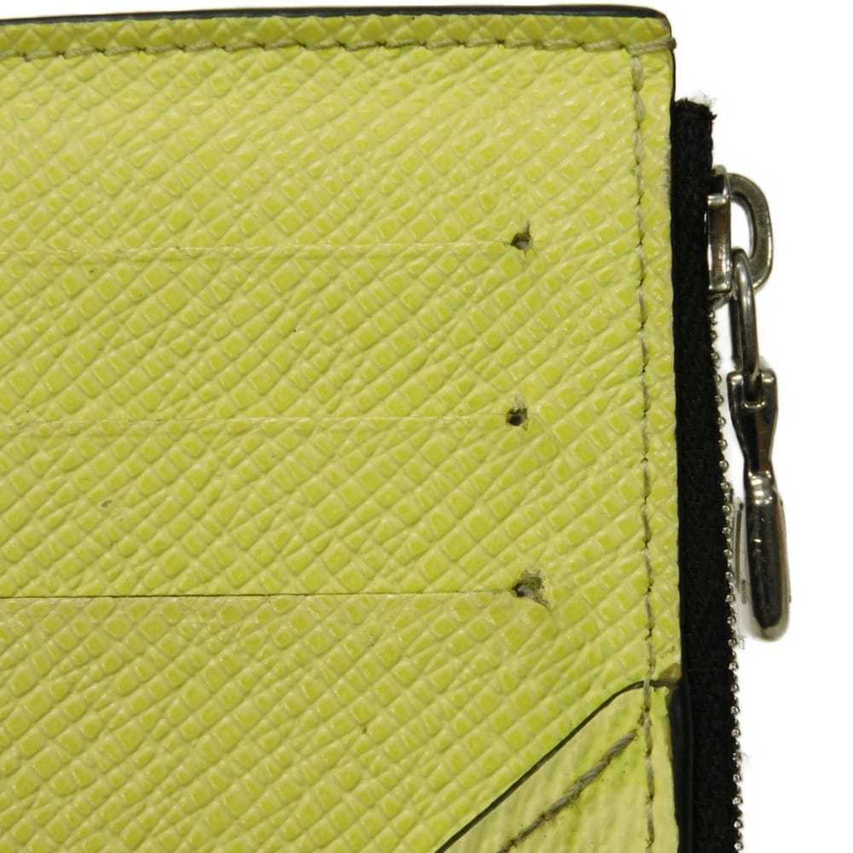 Louis Vuitton Yellow Taigarama Coin Purse/Coin Case (Pre-Owned)