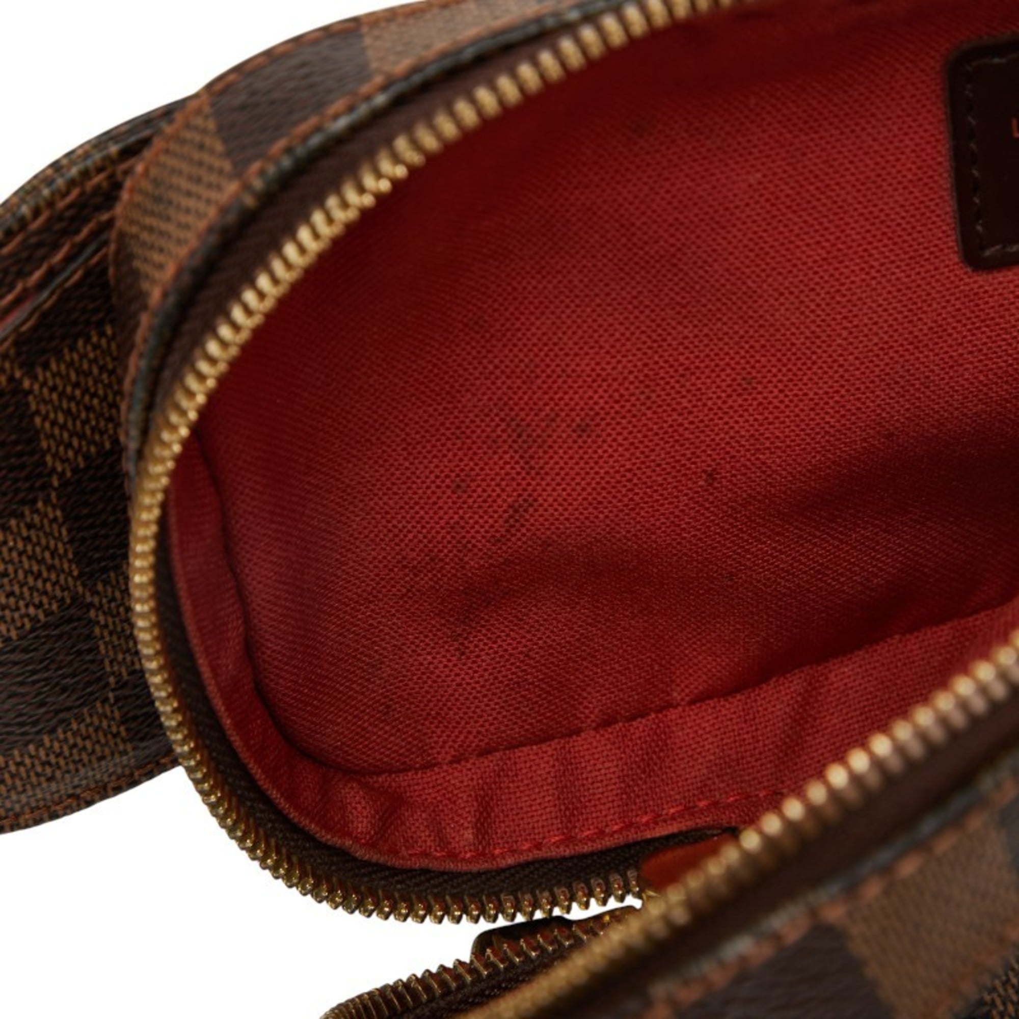 Louis Vuitton Damier Brown Pvc Leather Shoulder Bag Sling Bag (Pre-Owned)