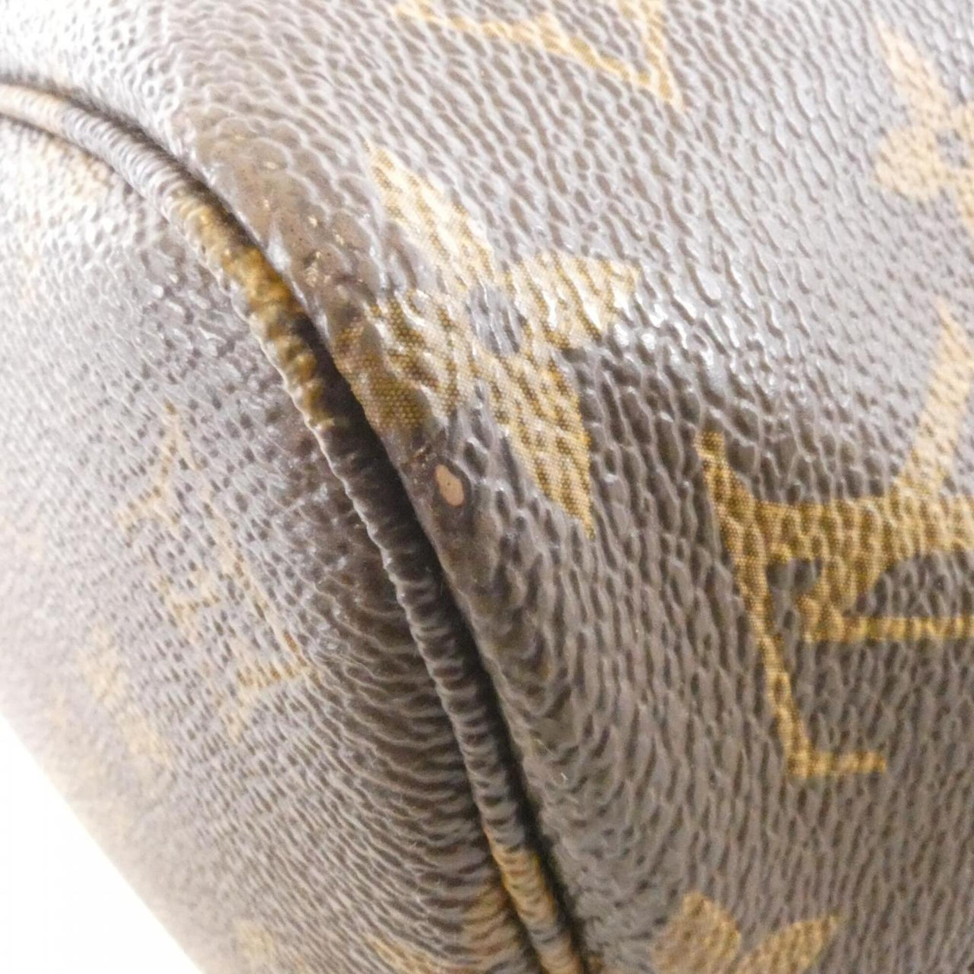 Louis Vuitton Marron Coated Canvas Handbag (Pre-Owned)