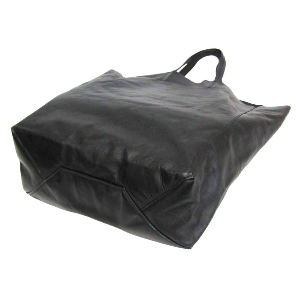 Celine Cabas Black Leather Tote Bag (Pre-Owned)