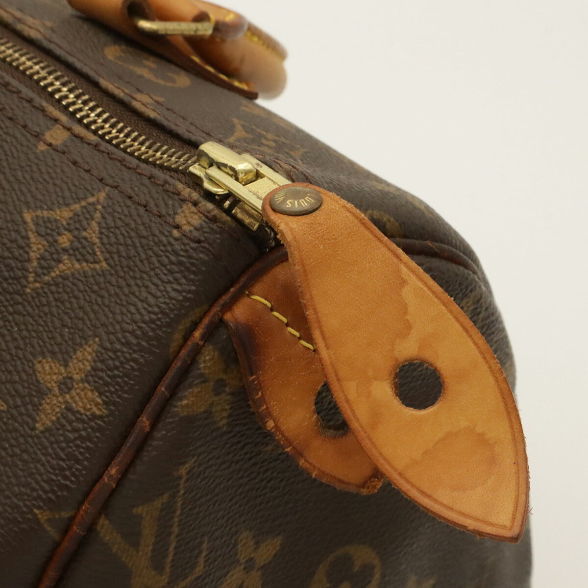 Louis Vuitton Brown Vinyl Handbag (Pre-Owned)