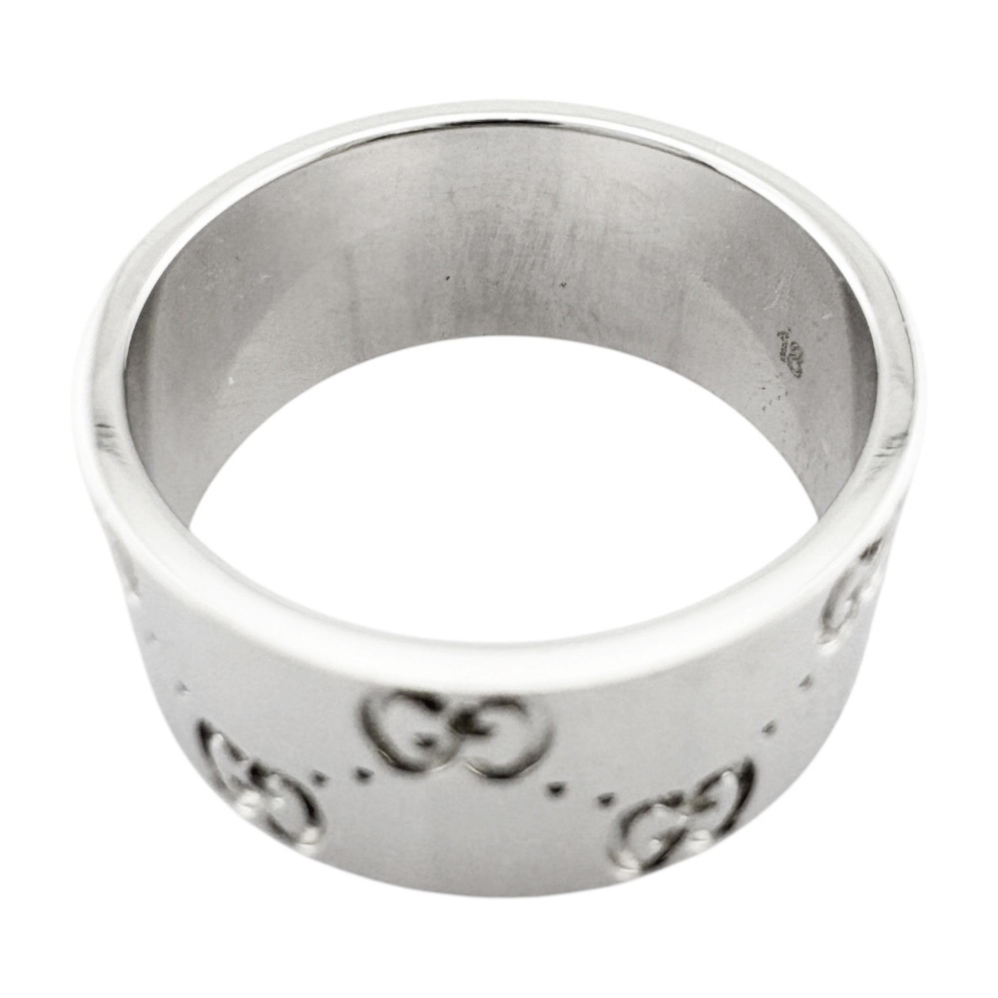 Gucci White Gold White Gold (18K) Band Ring (Pre-Owned)