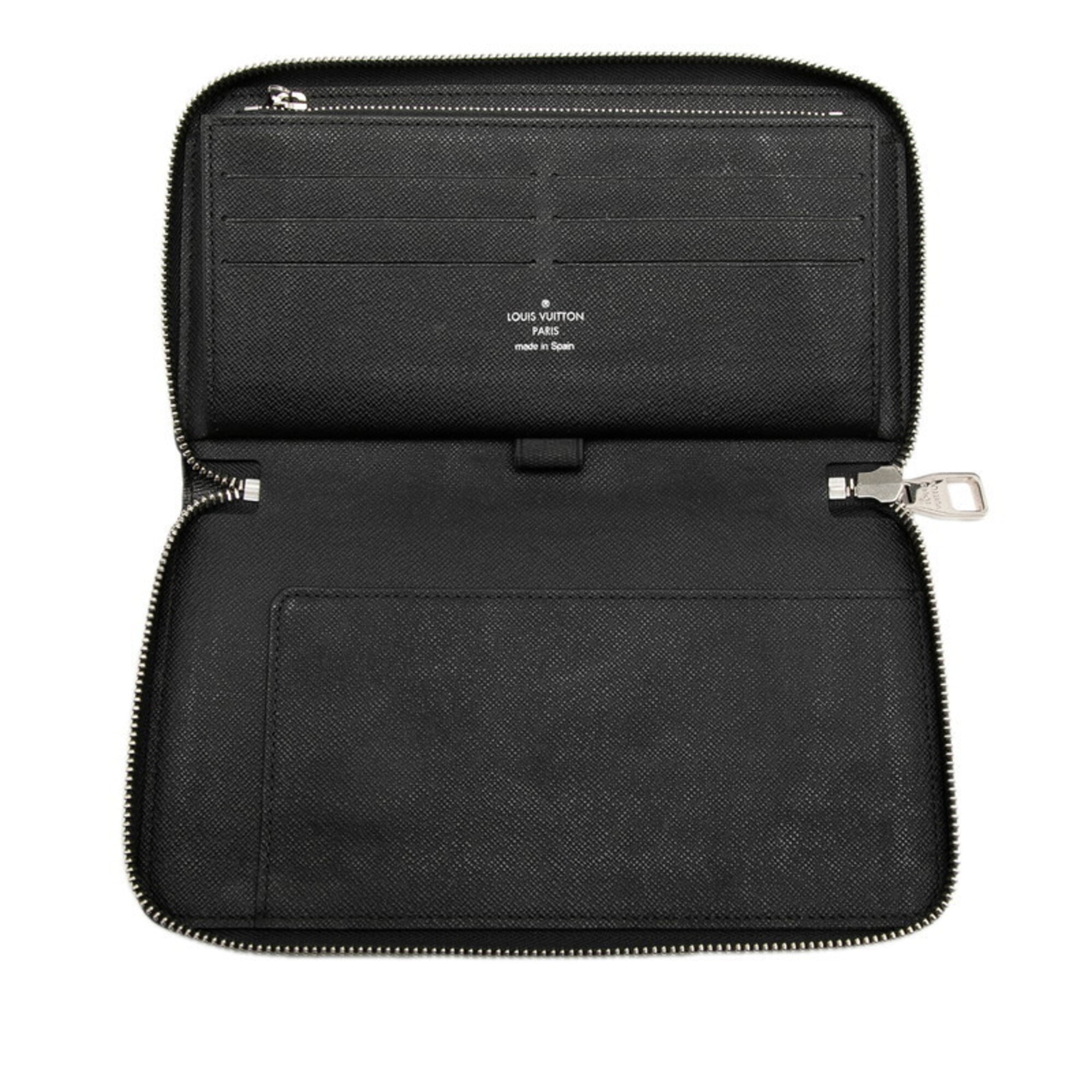 Louis Vuitton Black Damier Graphite Damier Graphite Long Wallet (Bi-Fold) (Pre-Owned)