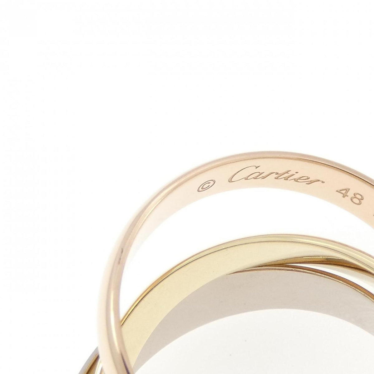 Cartier Pink Gold White Gold Yellow Gold Yellow Gold (18K) Pink Gold (18K) White Gold (18K) Band Ring (Pre-Owned)