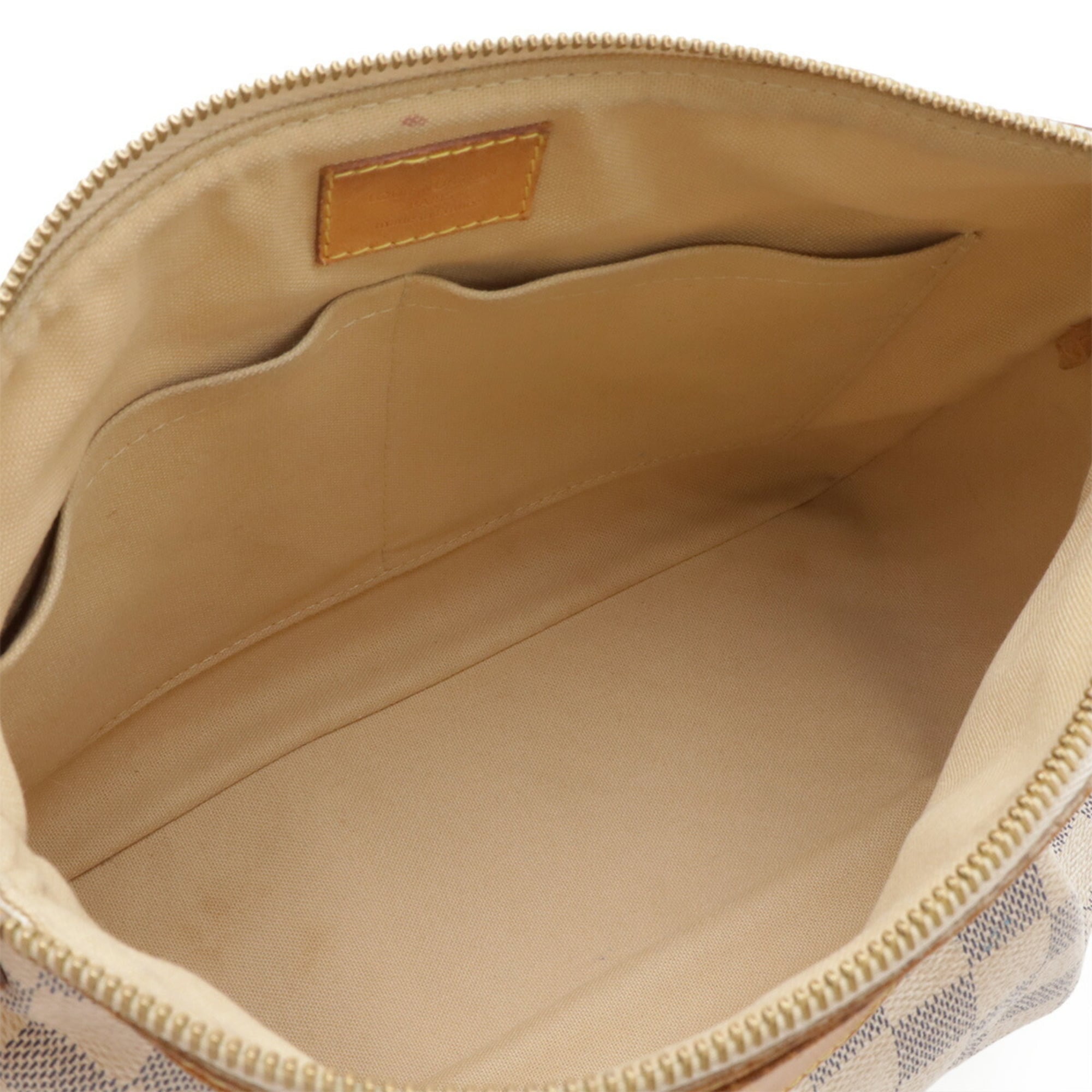 Louis Vuitton Damier Azur Ivory Canvas Shoulder Bag (Pre-Owned)