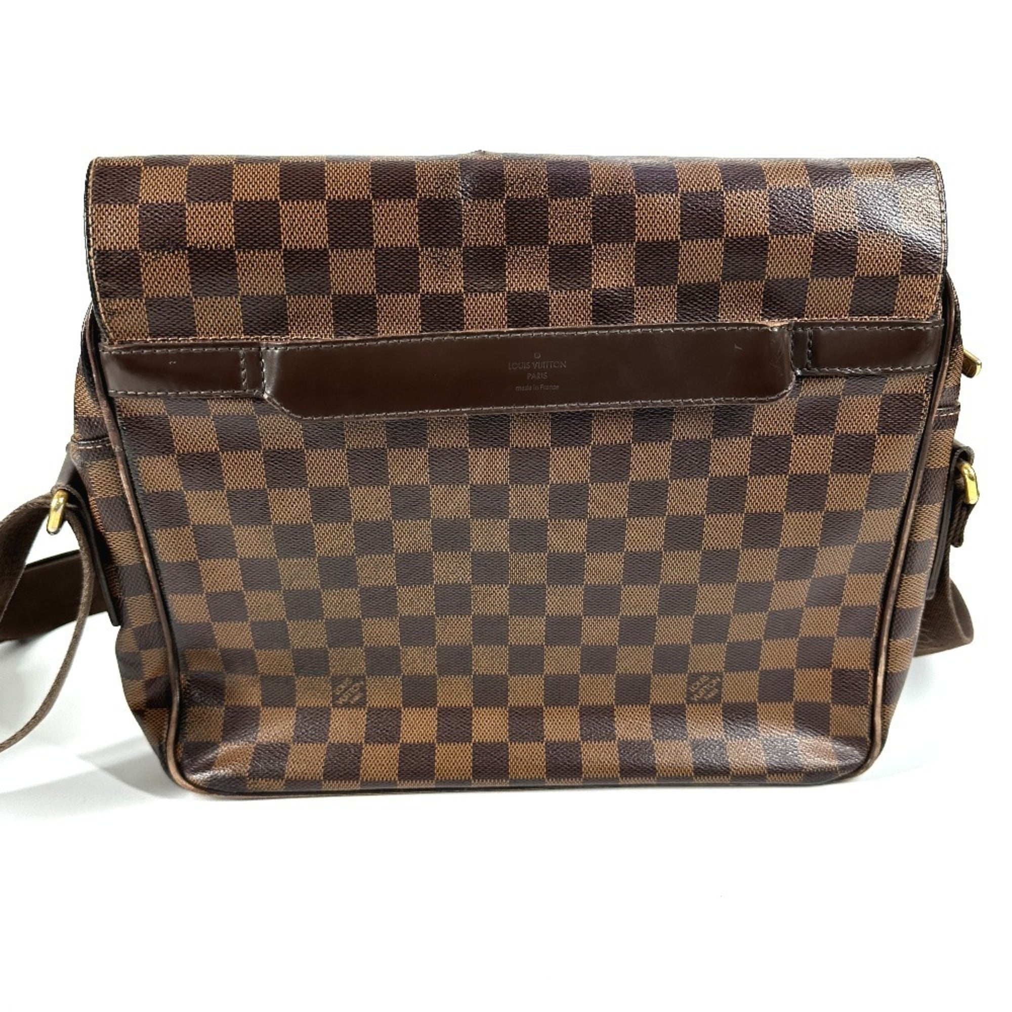 Louis Vuitton Brown Damier Canvas Messenger Bag Shoulder Bag (Pre-Owned)