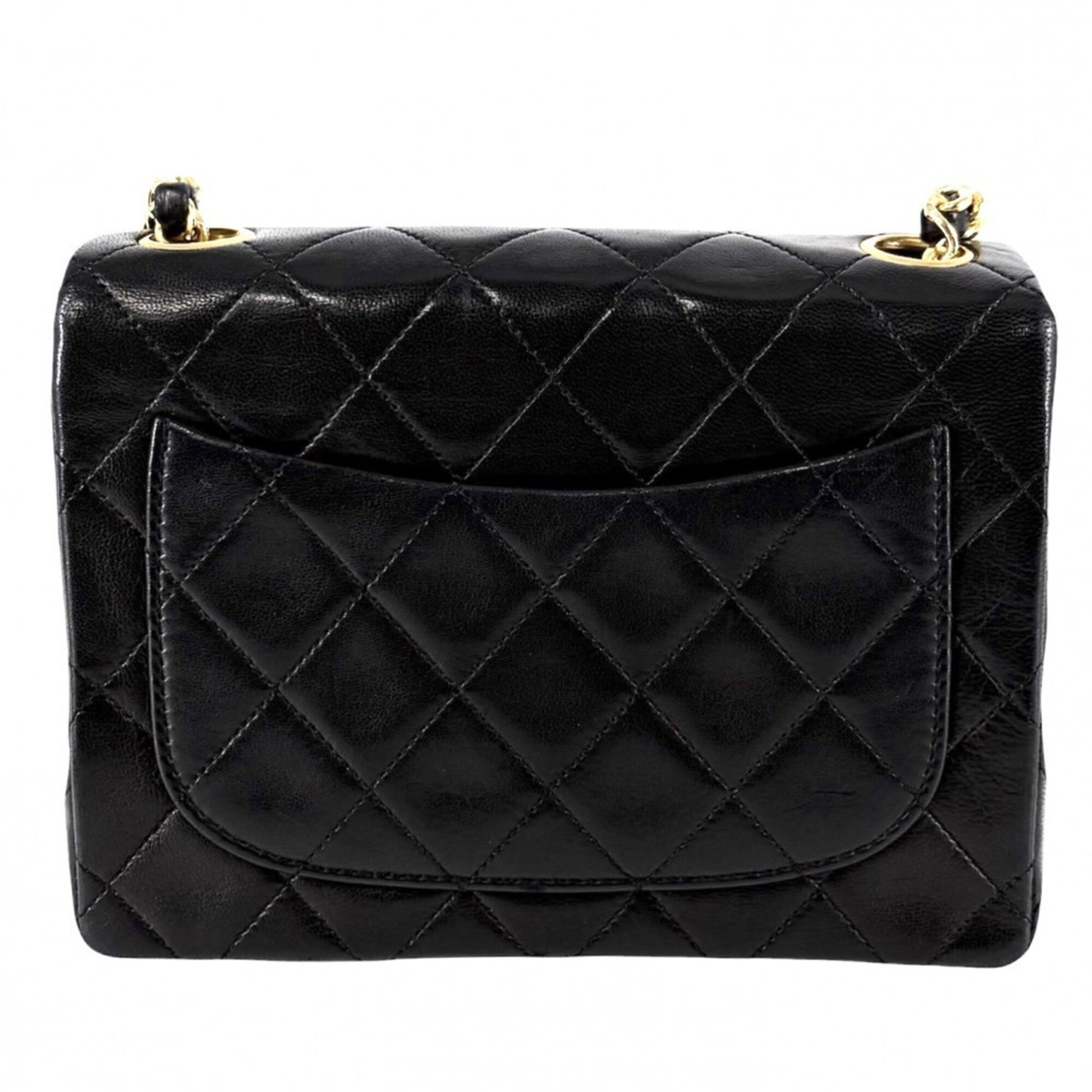 Chanel Black Leather Shoulder Bag (Pre-Owned)