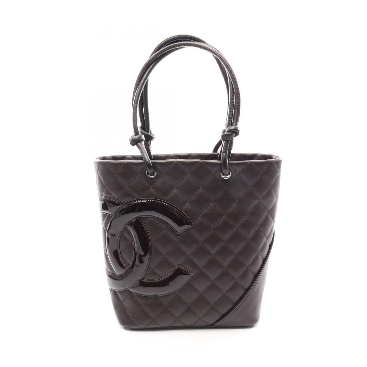 Chanel Brown Cambon Ligne Handbag Tote Bag (Pre-Owned)