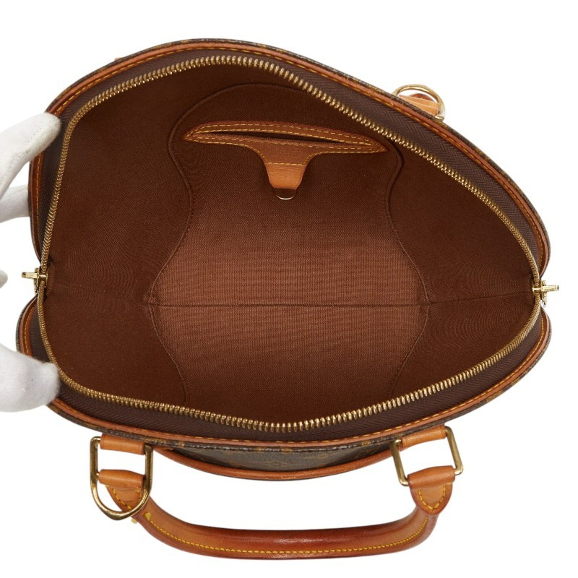 Louis Vuitton Brown Pvc Leather Handbag (Pre-Owned)