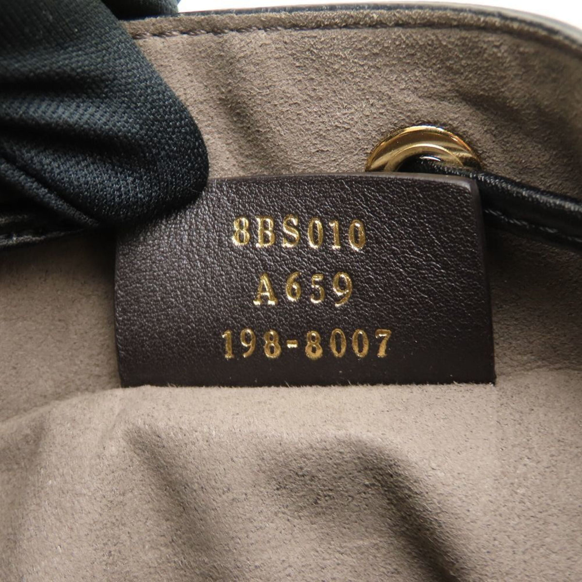 Fendi Black Brown Leather Shoulder Bag (Pre-Owned)