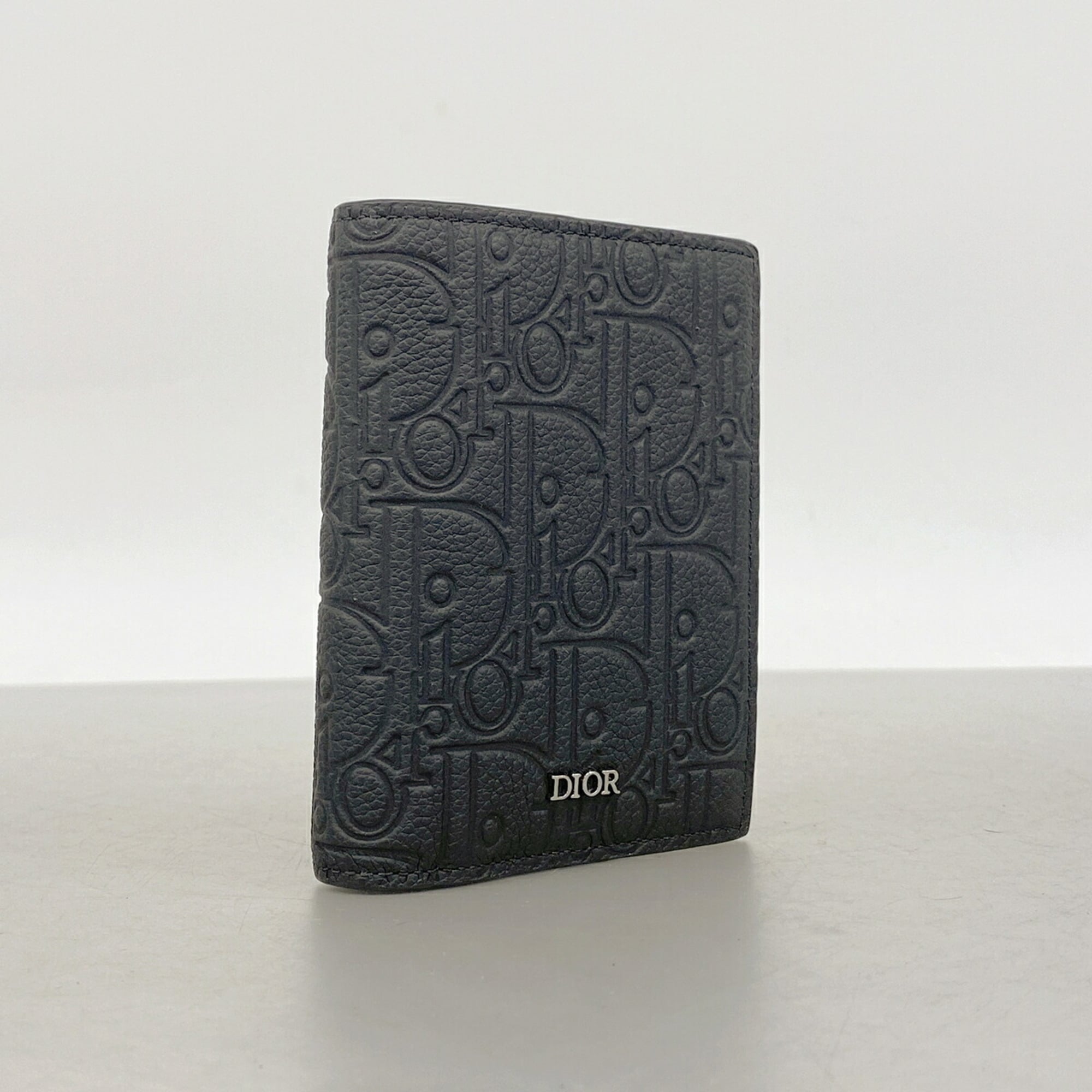 Christian Dior Black Leather Wallet (Bi-Fold) (Pre-Owned)