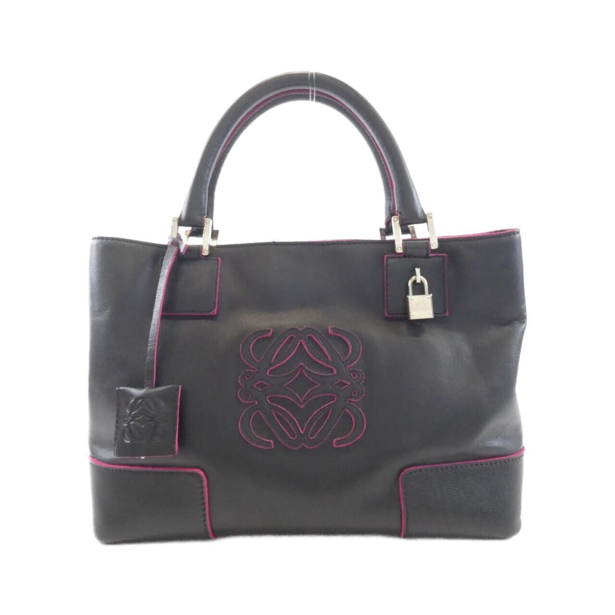 Loewe Black Pink Leather Handbag (Pre-Owned)