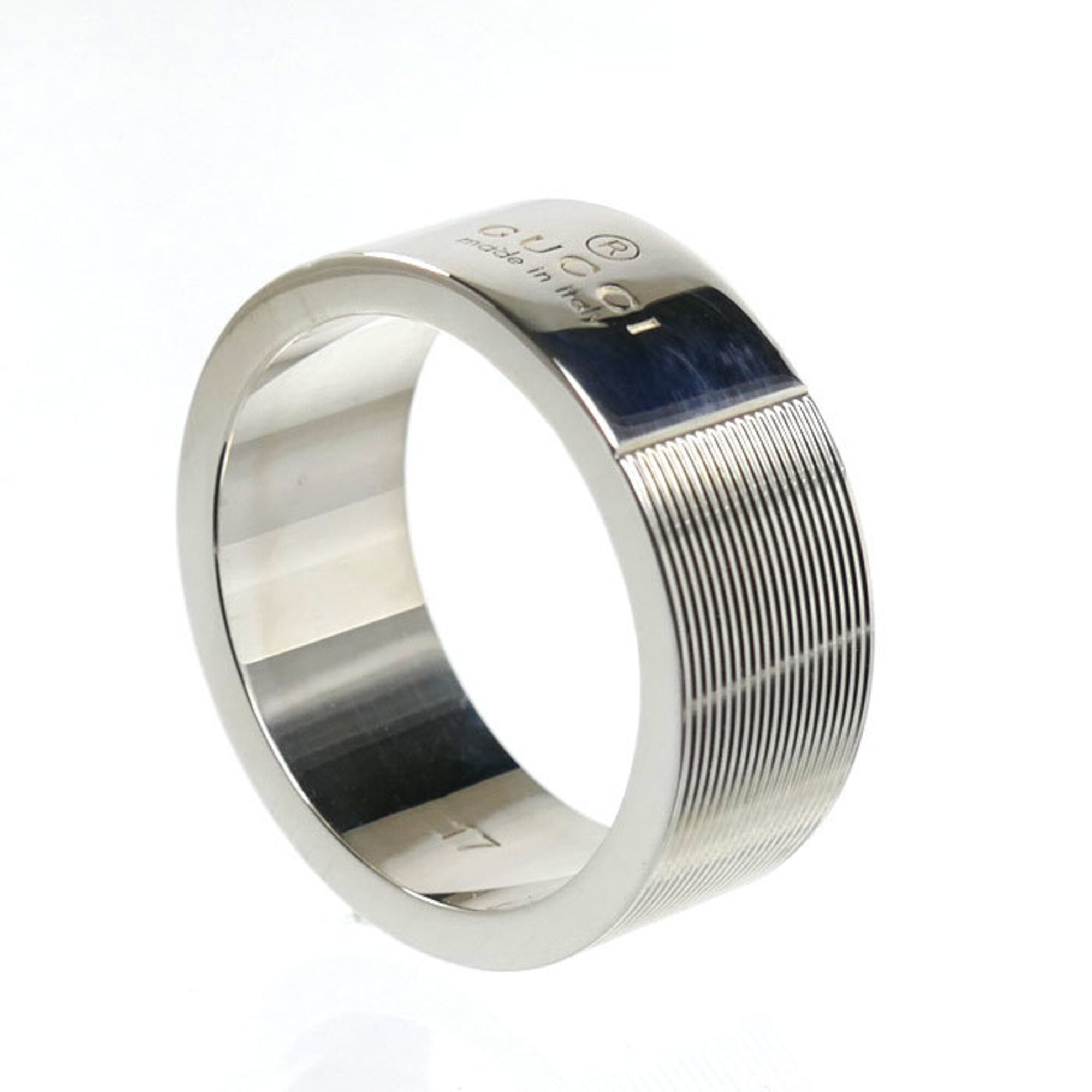 Gucci Silver 925 Band Ring (Pre-Owned)