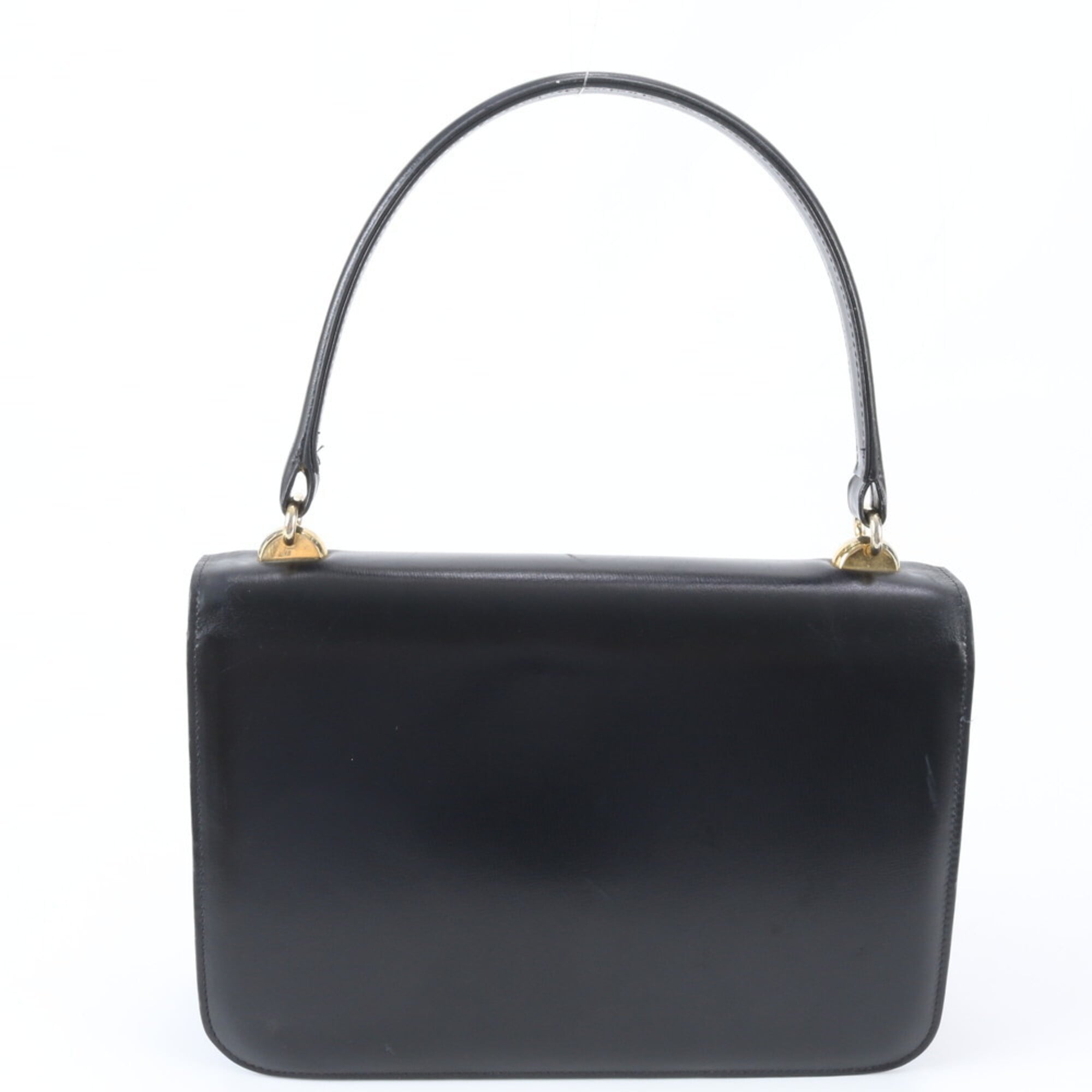 Gucci Black Leather Handbag (Pre-Owned)